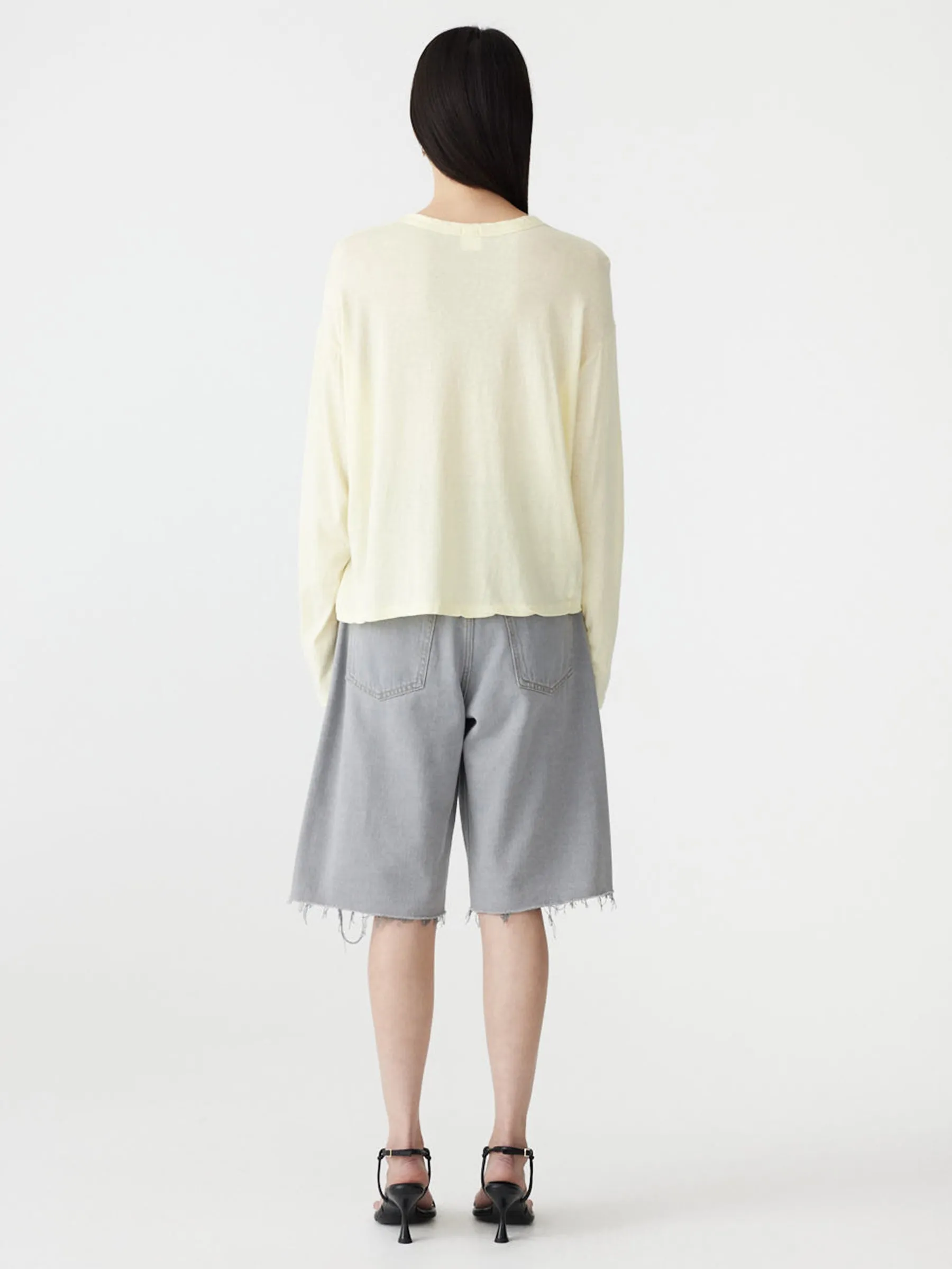 Slouch Superfine Long Sleeve T-Shirt sold by Bassike product image thumbnail 3