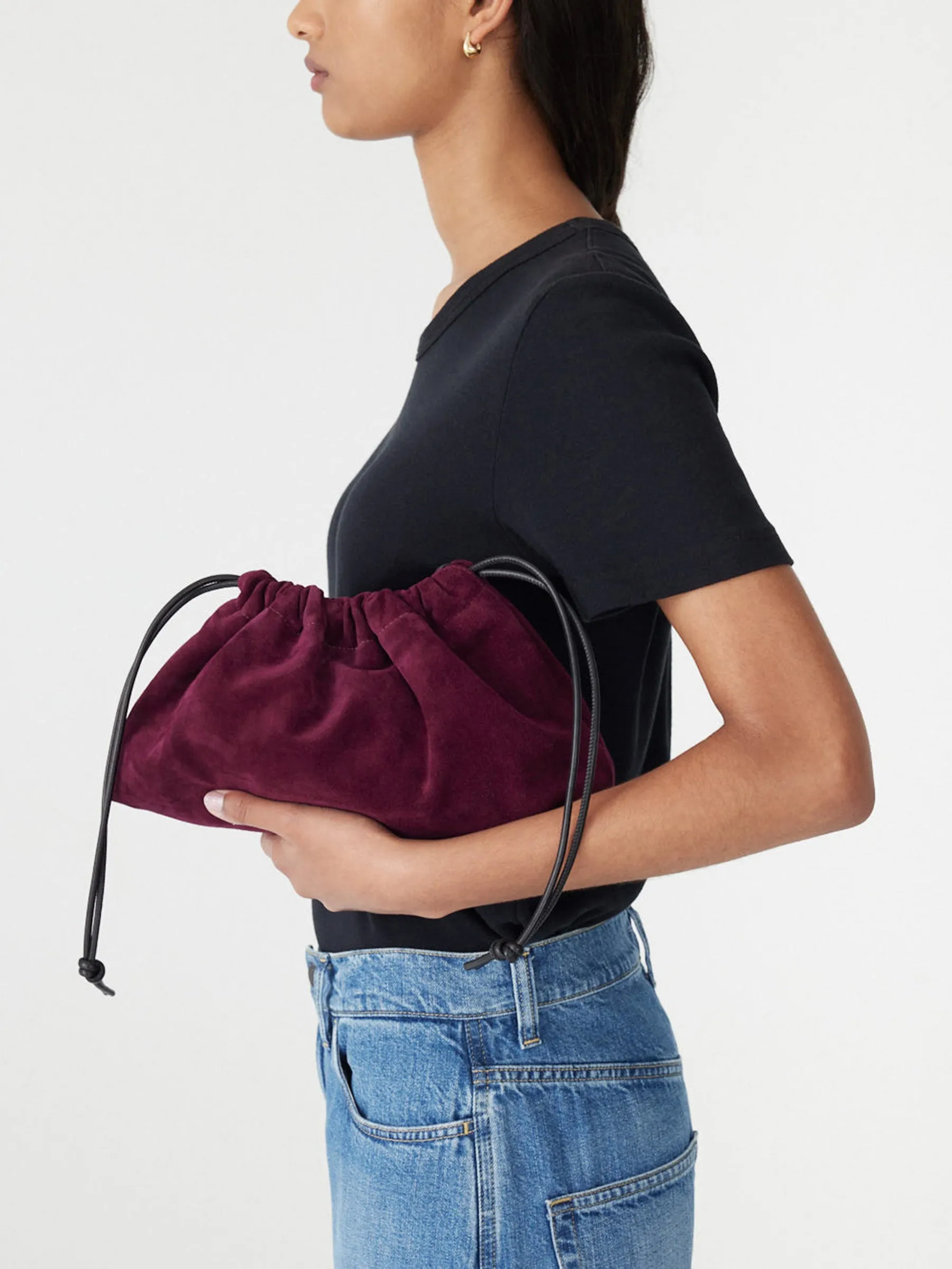 Small Suede Pouch sold by Bassike product image thumbnail 4