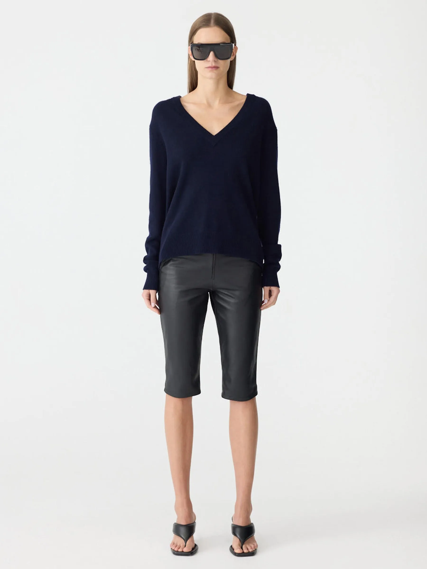 Low V Neck Slouch Knit sold by Bassike