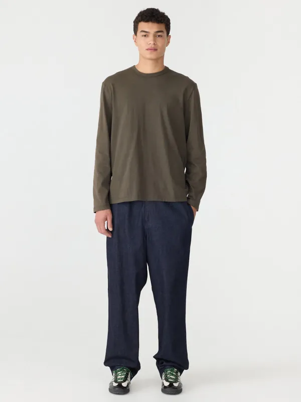 Midweight Heritage Long Sleeve T-Shirt made by Bassike
