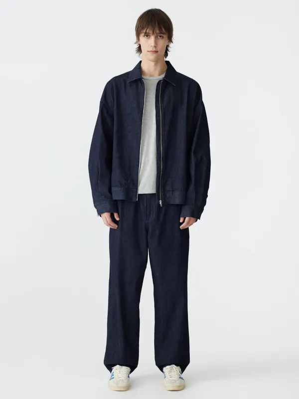 Denim Zip Up Jacket made by Bassike