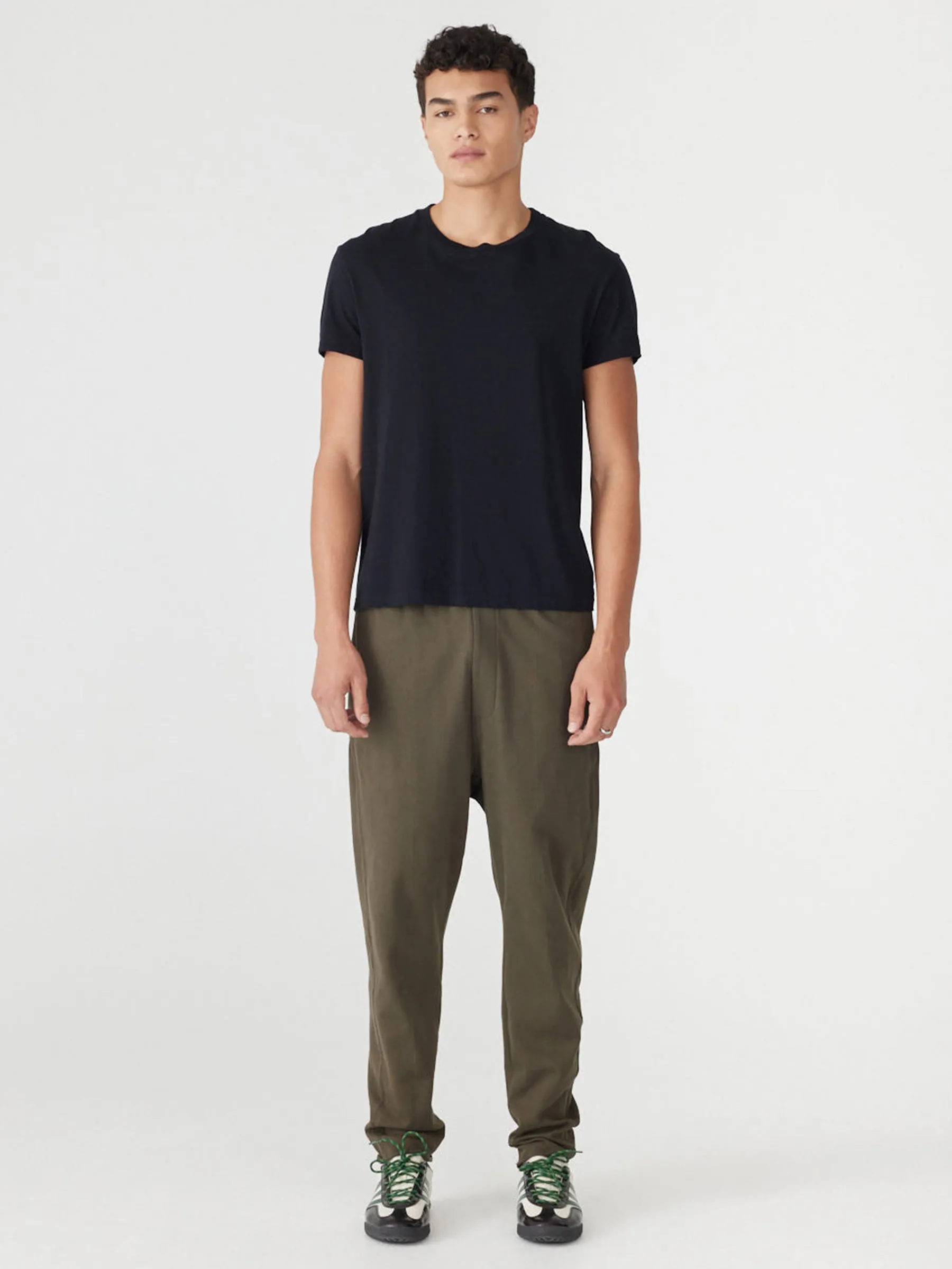 Raw Hem Utility Terry Pant sold by Bassike