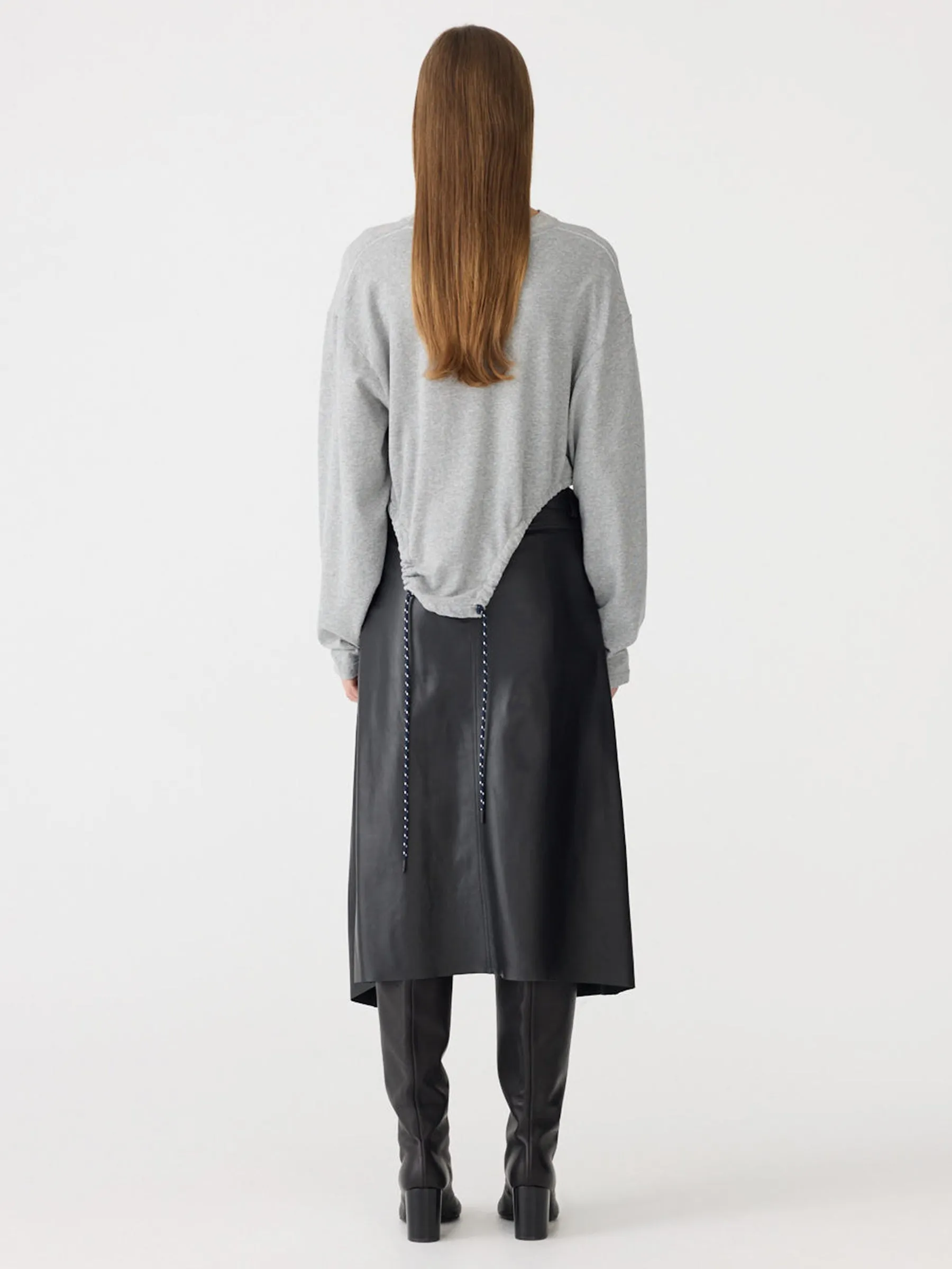 Asymmetric Leather Skirt sold by Bassike product image thumbnail 5