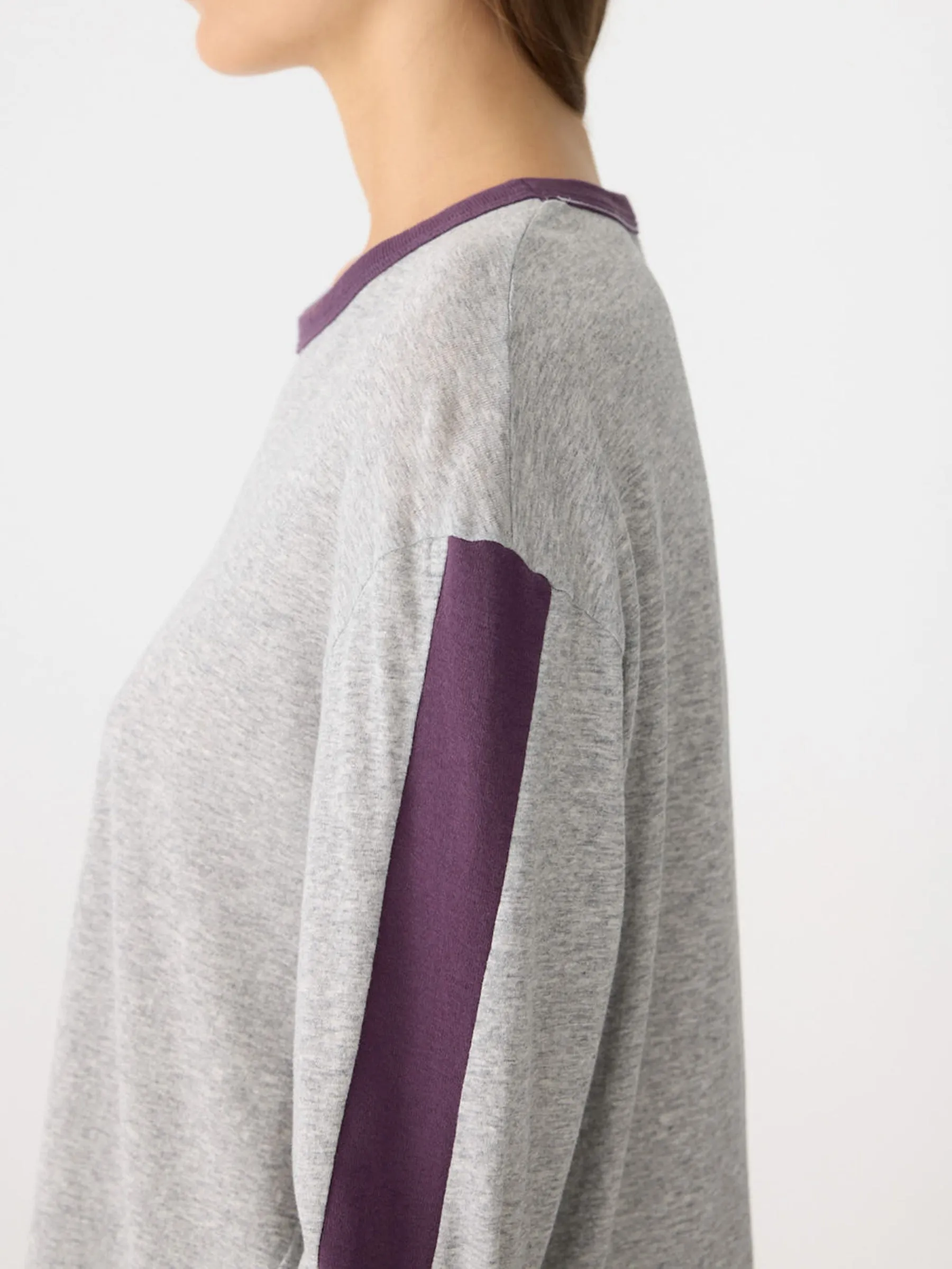 Racer Sleeve Long Sleeve T-Shirt sold by Bassike product image thumbnail 4