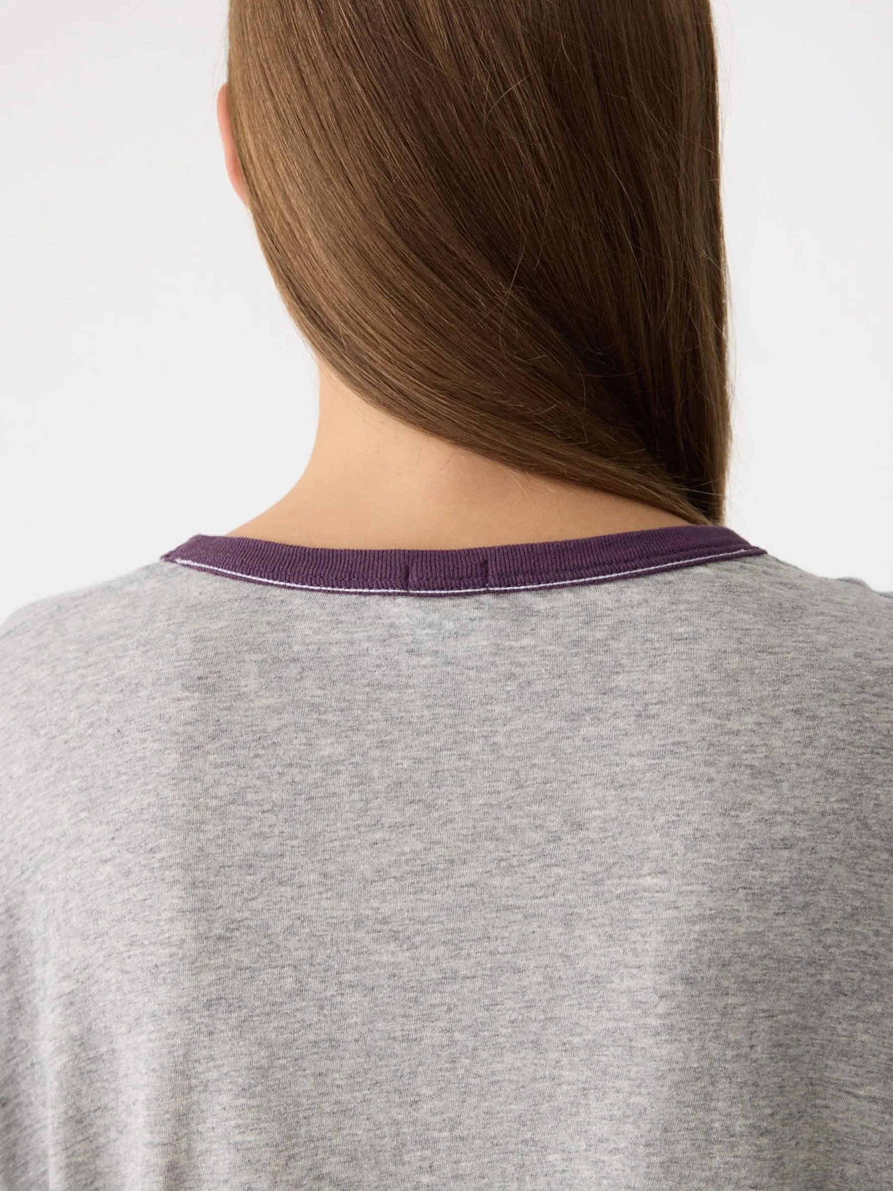 Racer Sleeve Long Sleeve T-Shirt sold by Bassike product image thumbnail 5