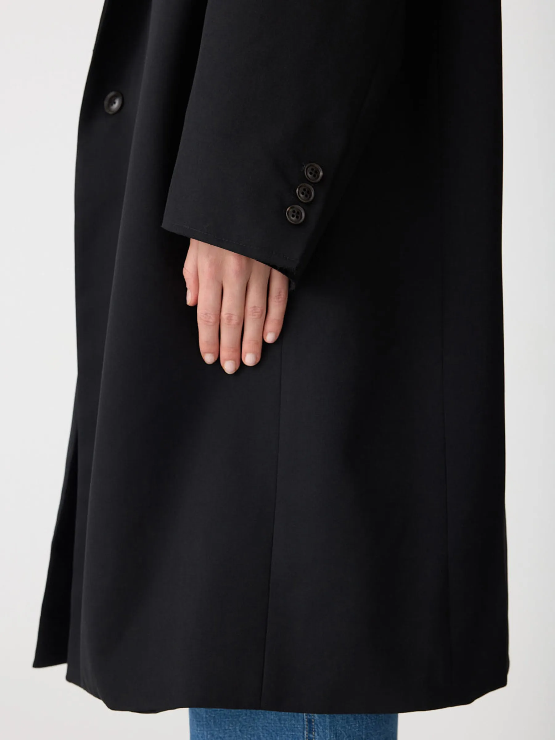 Soft Tailored Longerline Jacket sold by Bassike product image thumbnail 4