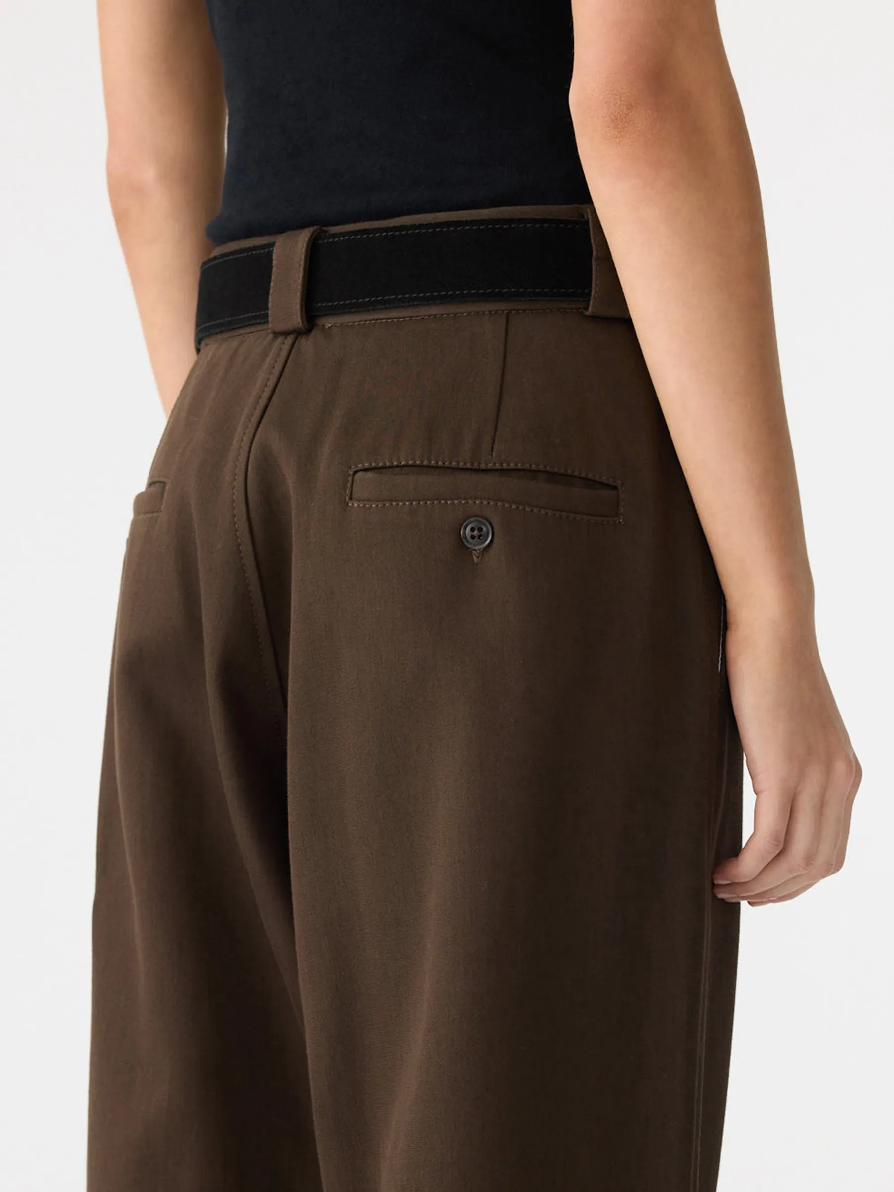 Double Twill Wide Leg Pant sold by Bassike product image thumbnail 5