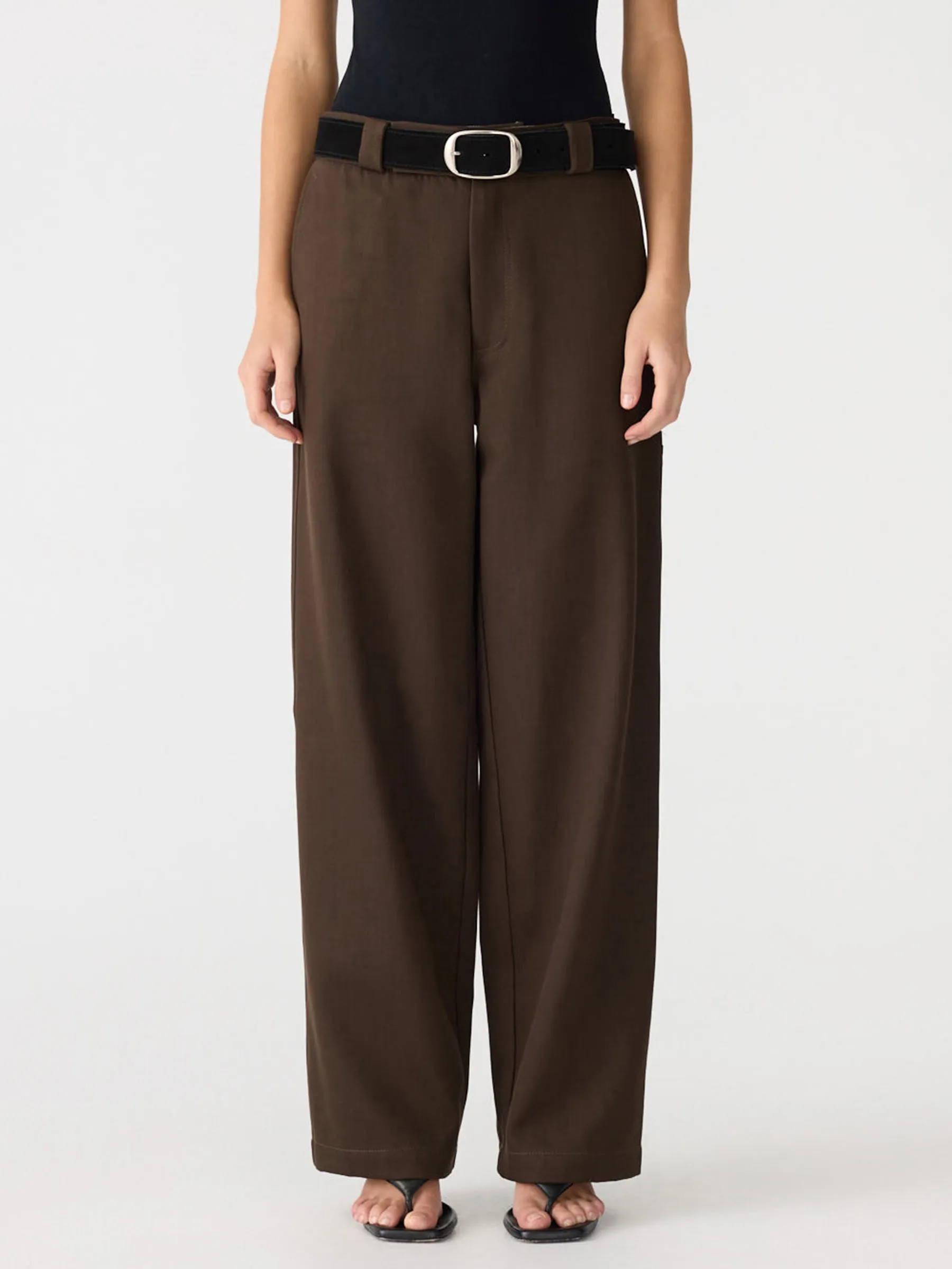 Double Twill Wide Leg Pant sold by Bassike product image thumbnail 2