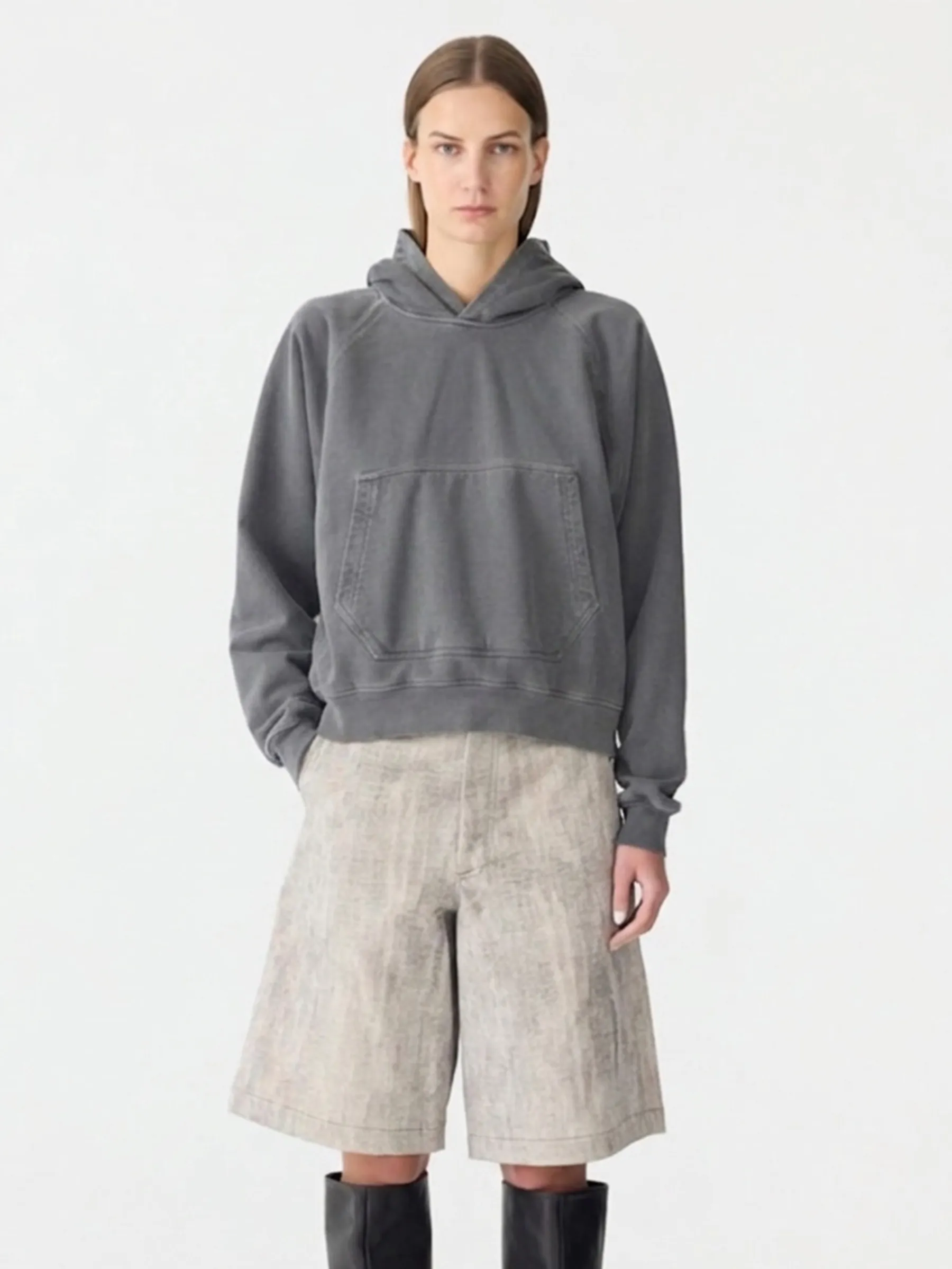 Fleece Hoodie sold by Bassike product image thumbnail 2