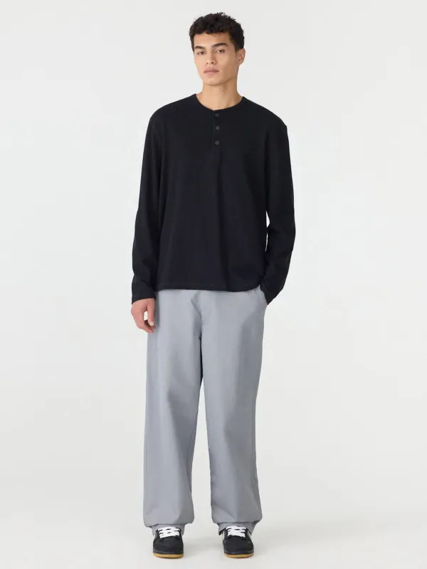 Terry Slouch Placket Sweat made by Bassike