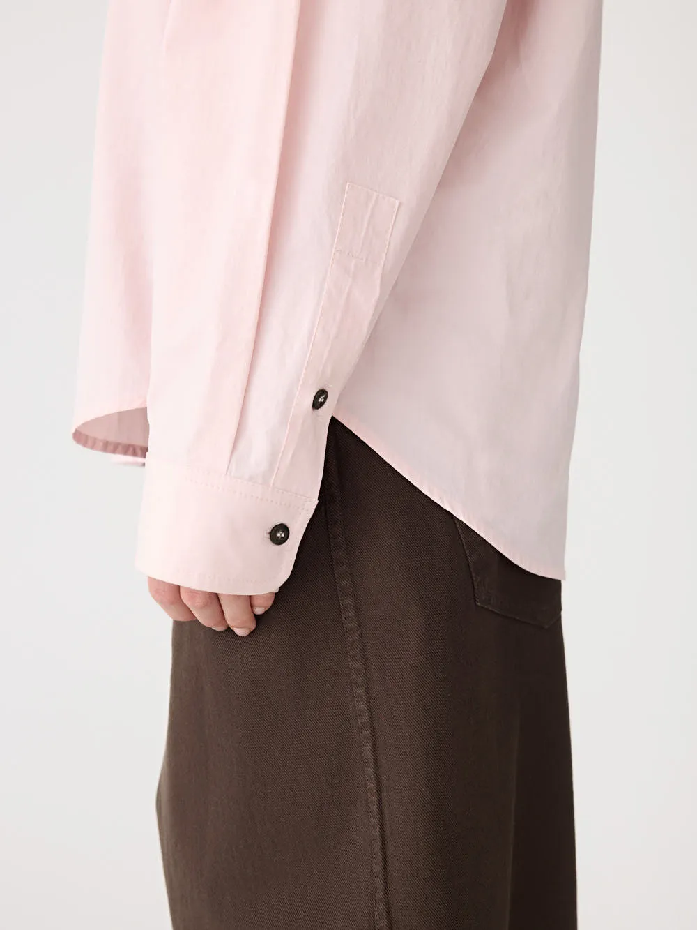 Crushed Cotton Slouch Shirt sold by Bassike product image thumbnail 3