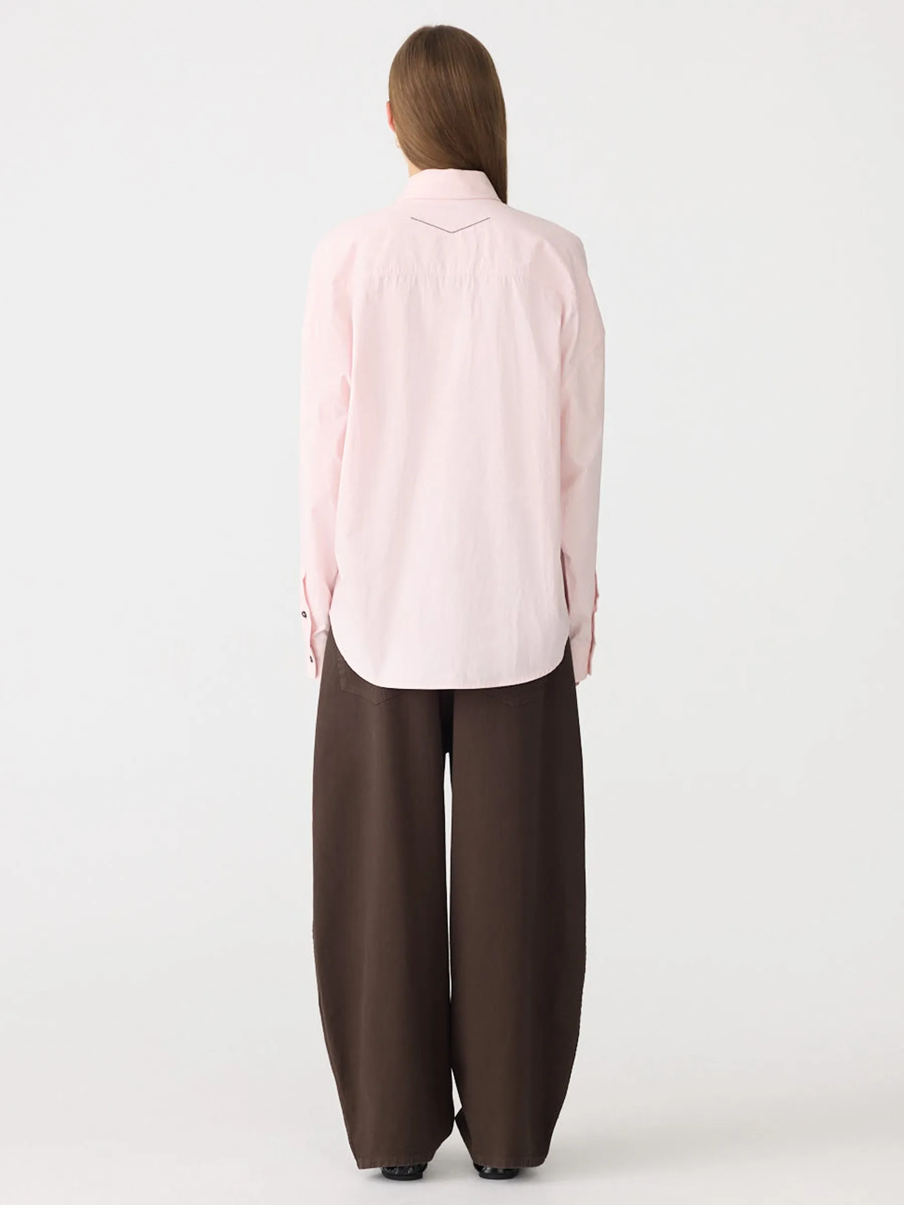 Crushed Cotton Slouch Shirt sold by Bassike product image thumbnail 5