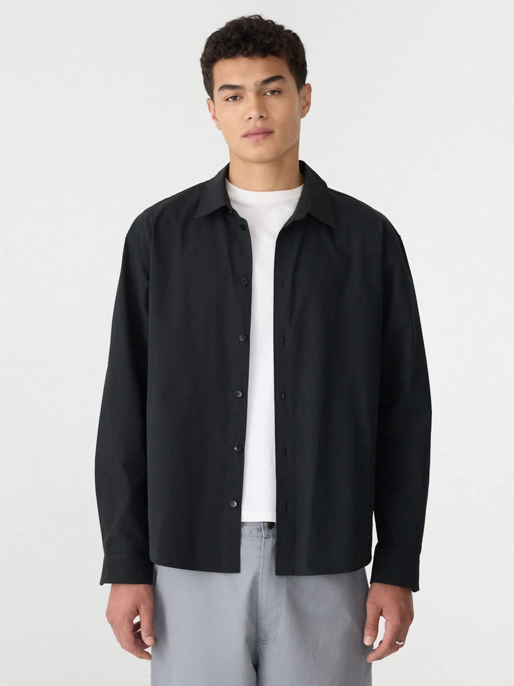 Crushed Cotton Dinner Shirt sold by Bassike product image thumbnail 2