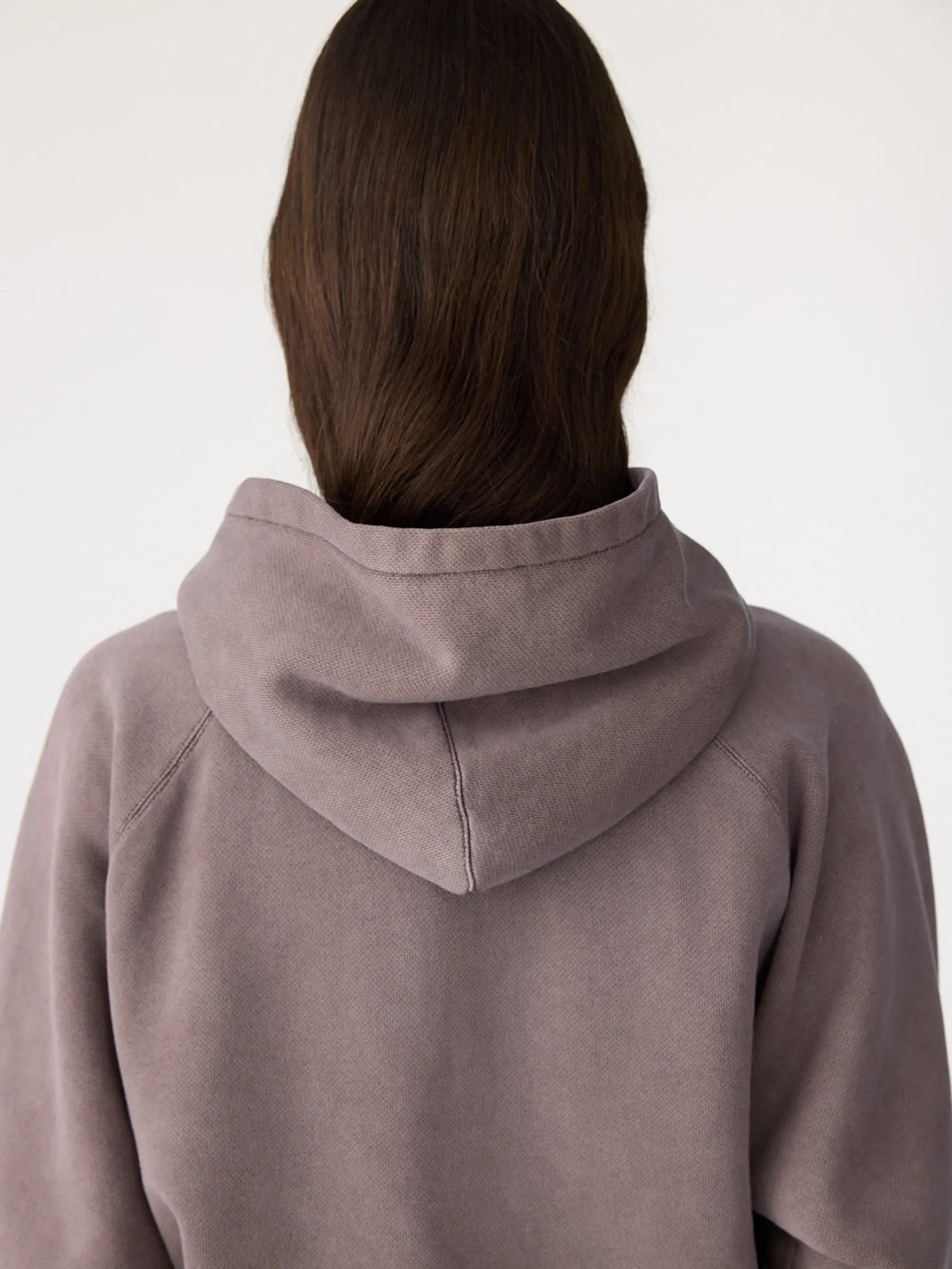Fleece Cropped Hoodie sold by Bassike product image thumbnail 4
