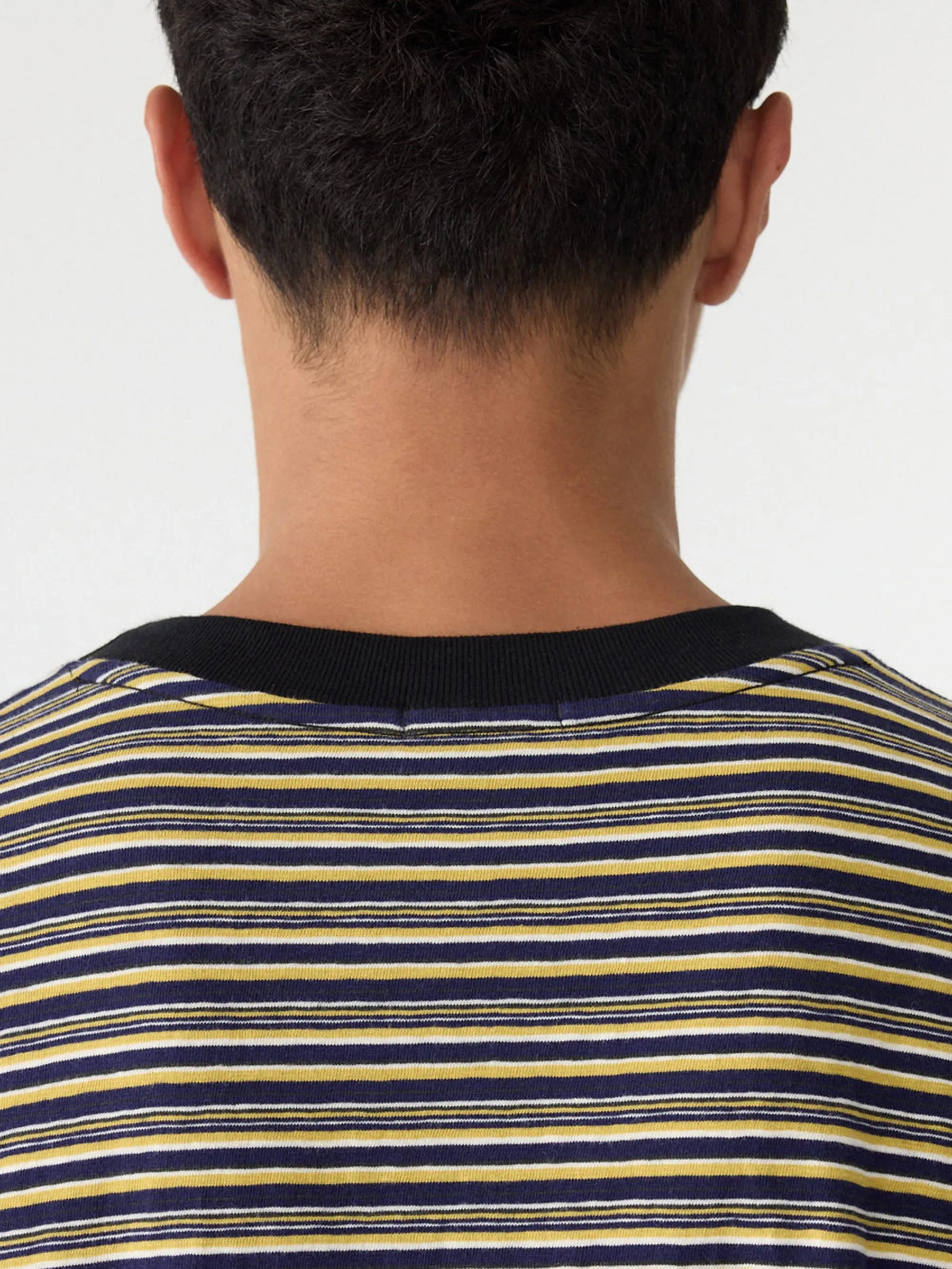 Stripe Long Sleeve T-Shirt sold by Bassike product image thumbnail 5