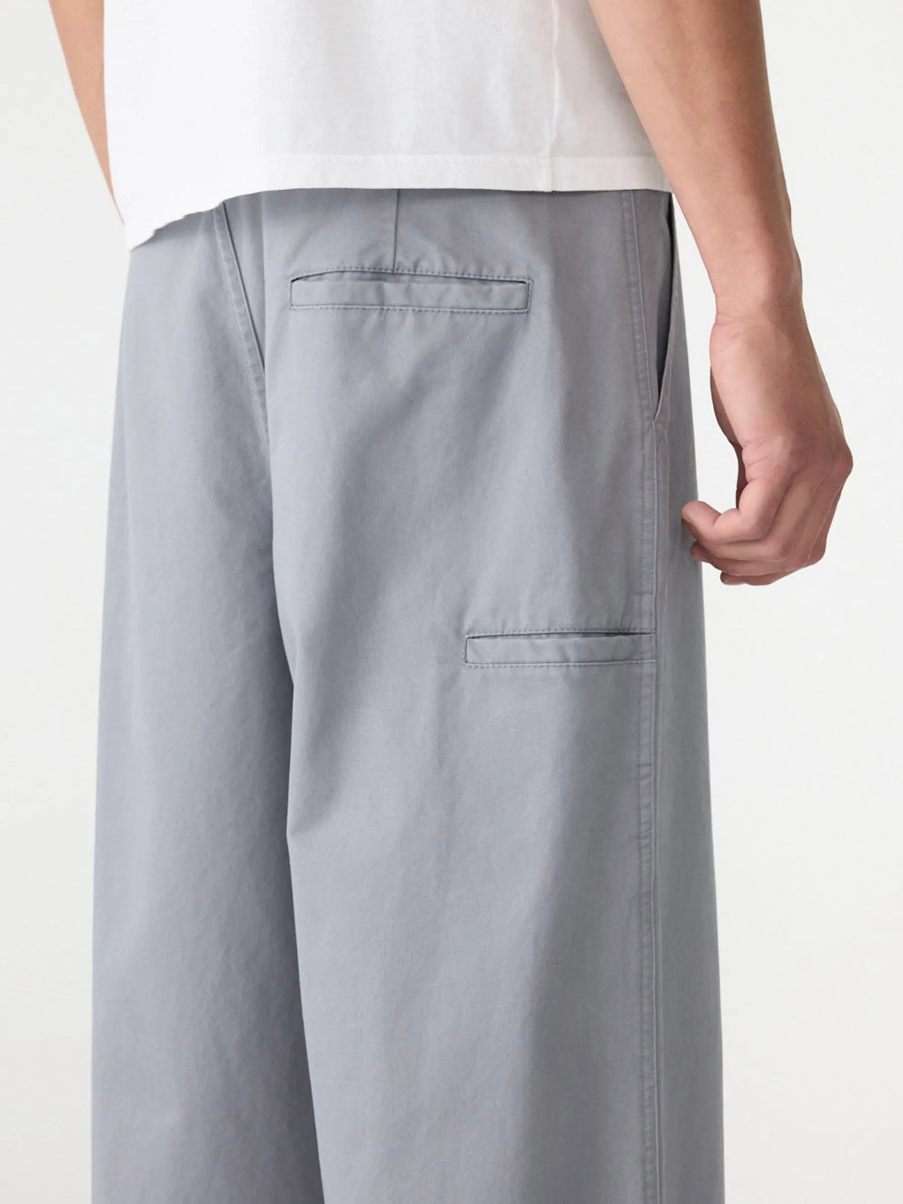Cotton Twill Straight Leg Pant sold by Bassike product image thumbnail 4