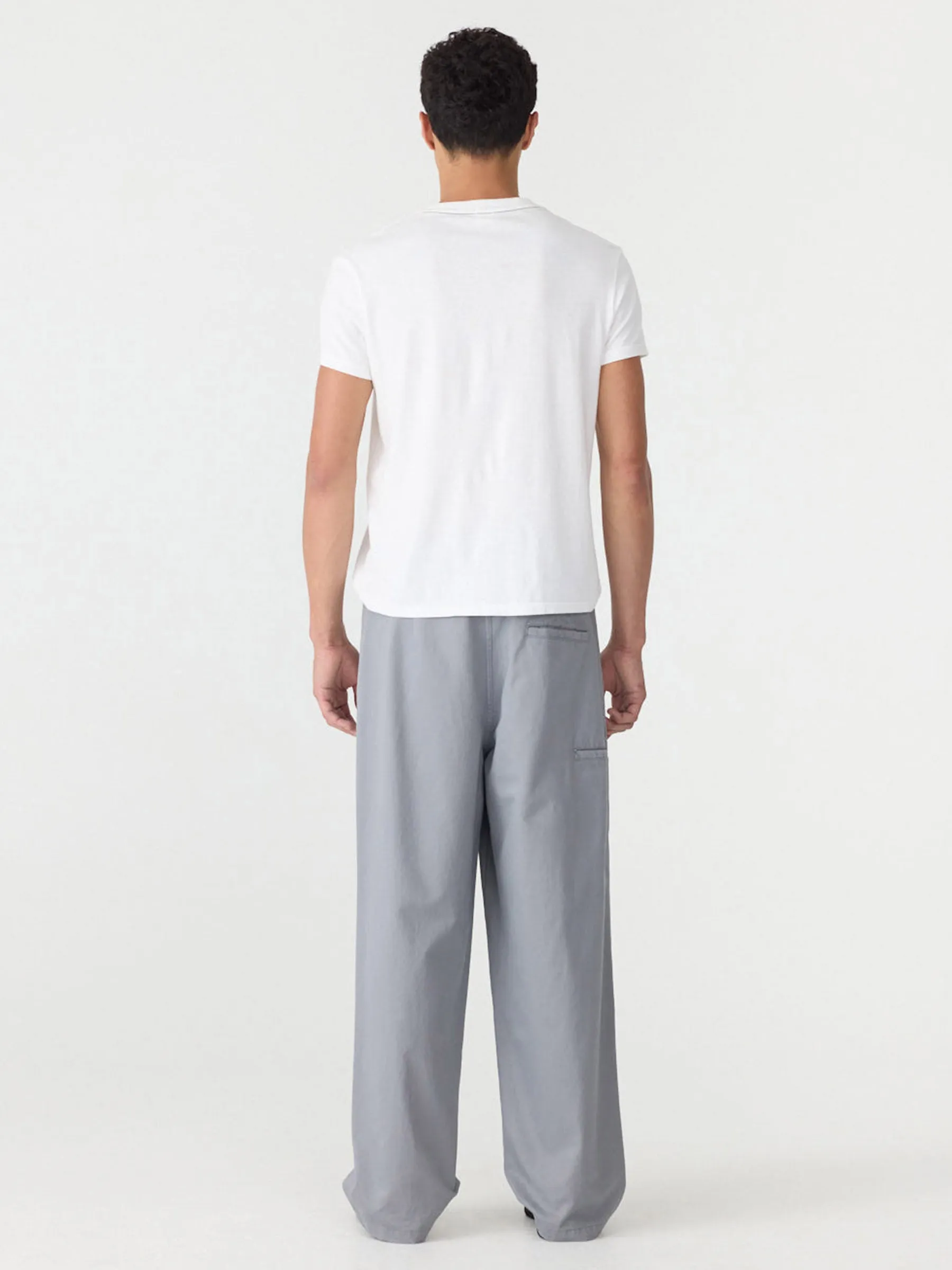 Cotton Twill Straight Leg Pant sold by Bassike product image thumbnail 5