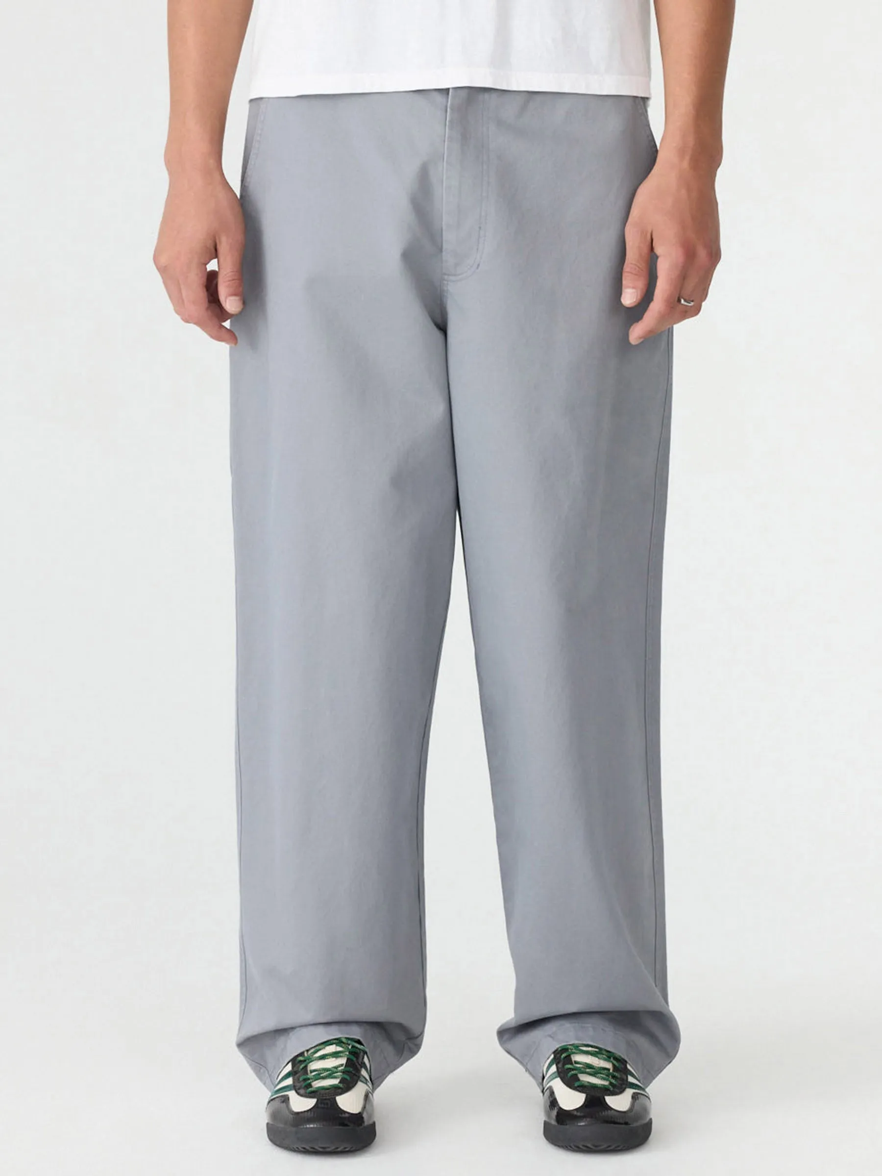 Cotton Twill Straight Leg Pant sold by Bassike product image thumbnail 2