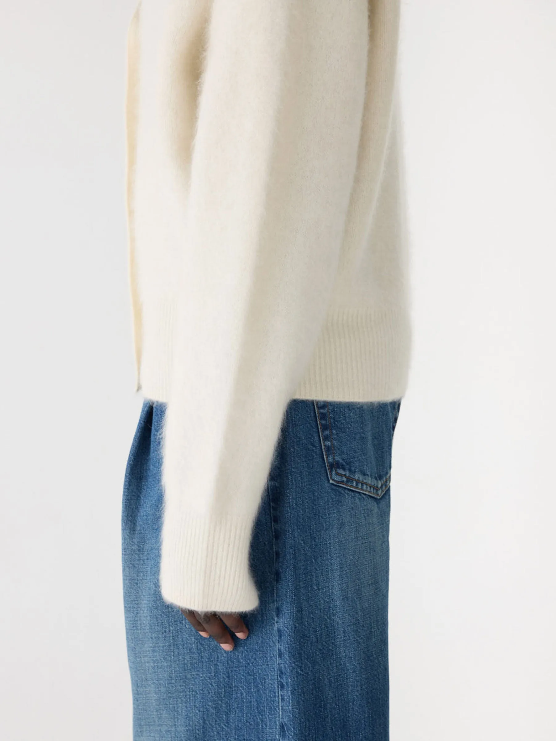 Superfine Merino Cardigan sold by Bassike product image thumbnail 3