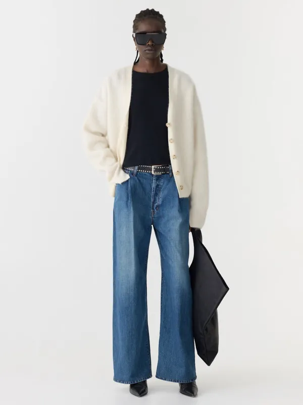 Superfine Merino Cardigan made by Bassike