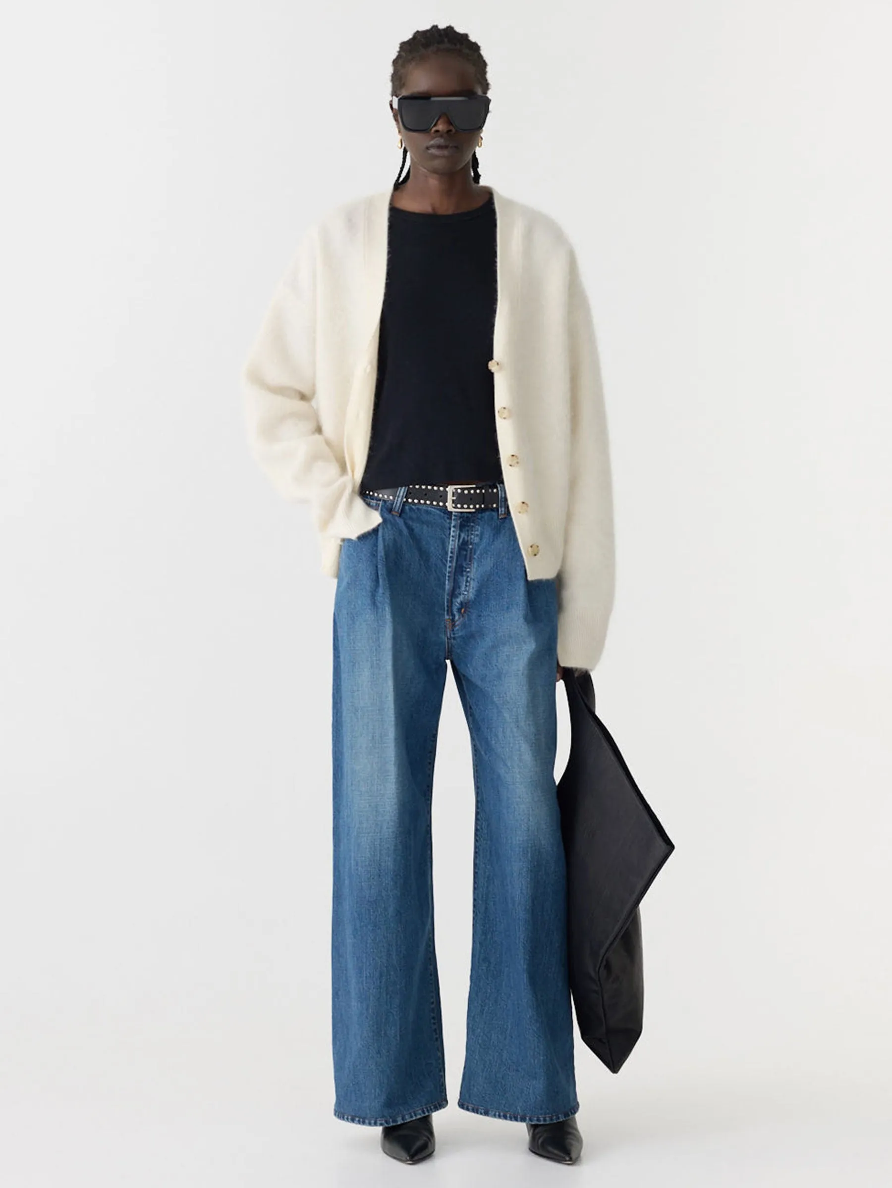 Superfine Merino Cardigan sold by Bassike