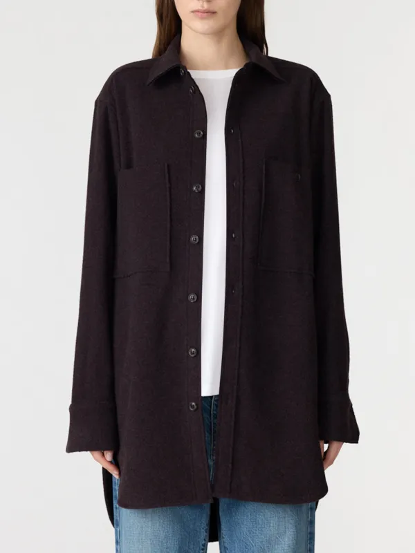 Wool Felt Overshirt made by Bassike