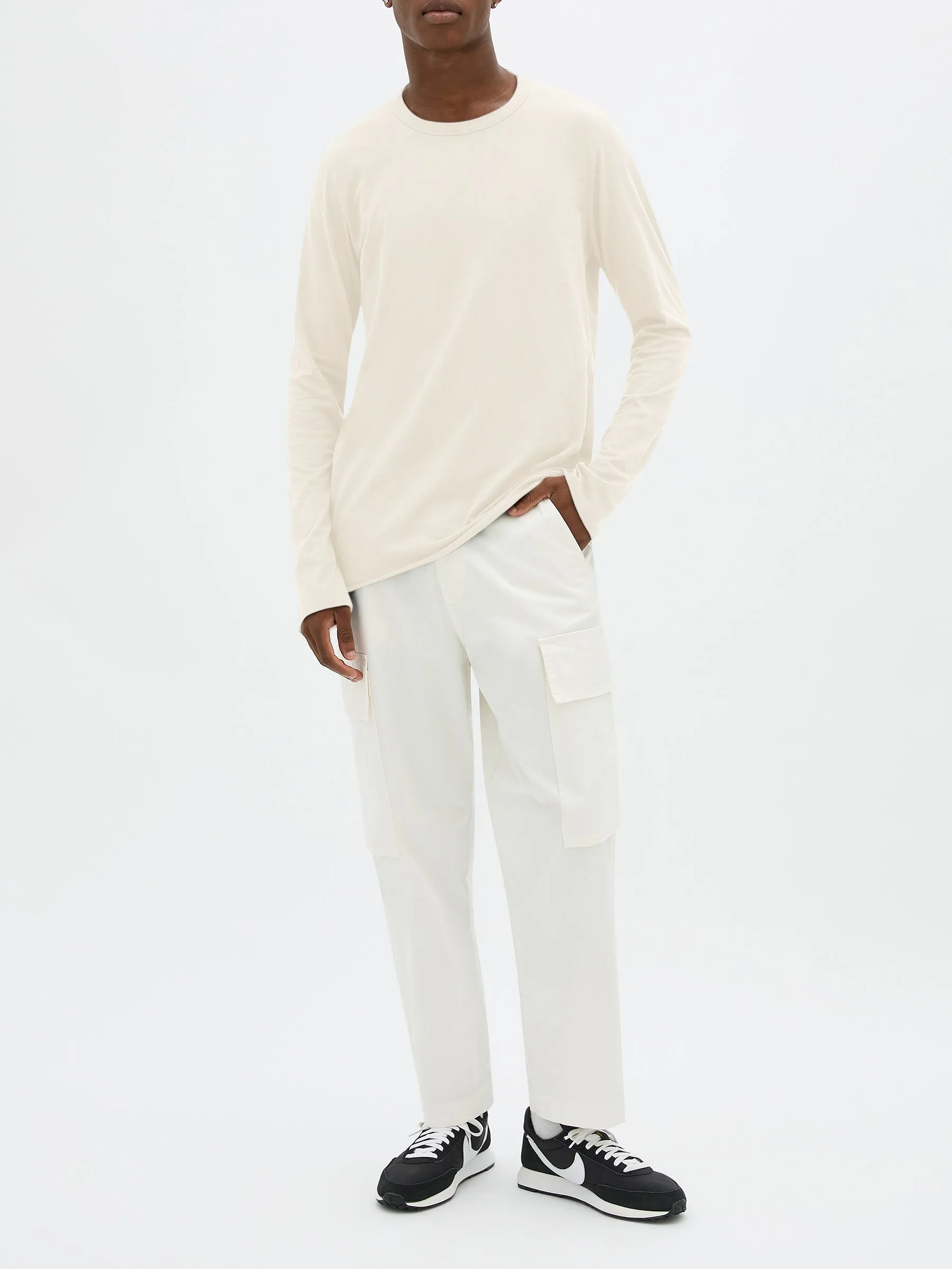 Original Long Sleeve Tail T-Shirt sold by Bassike product image thumbnail 2