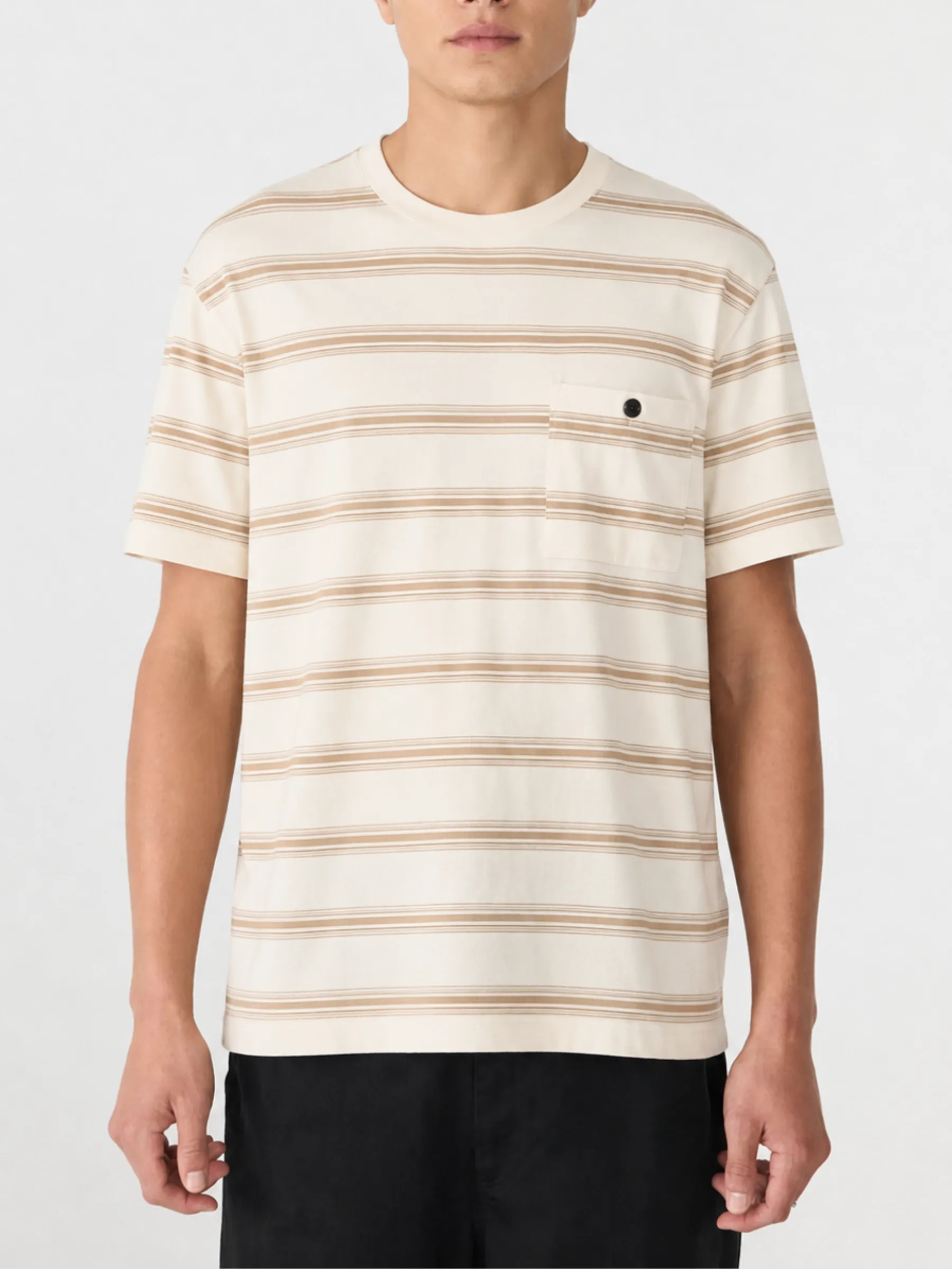 Slim Fit Button Pocket T-Shirt sold by Bassike