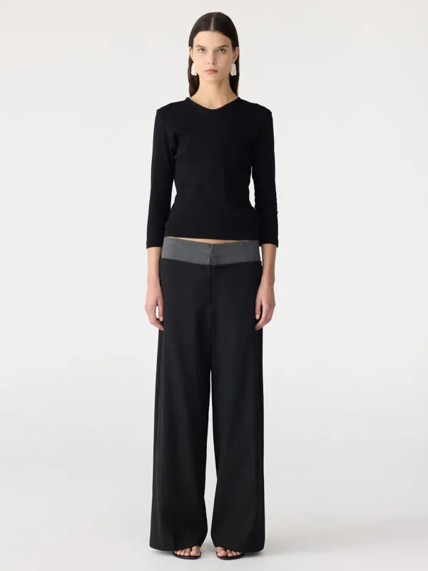 Contrast Tailored Pant made by Bassike
