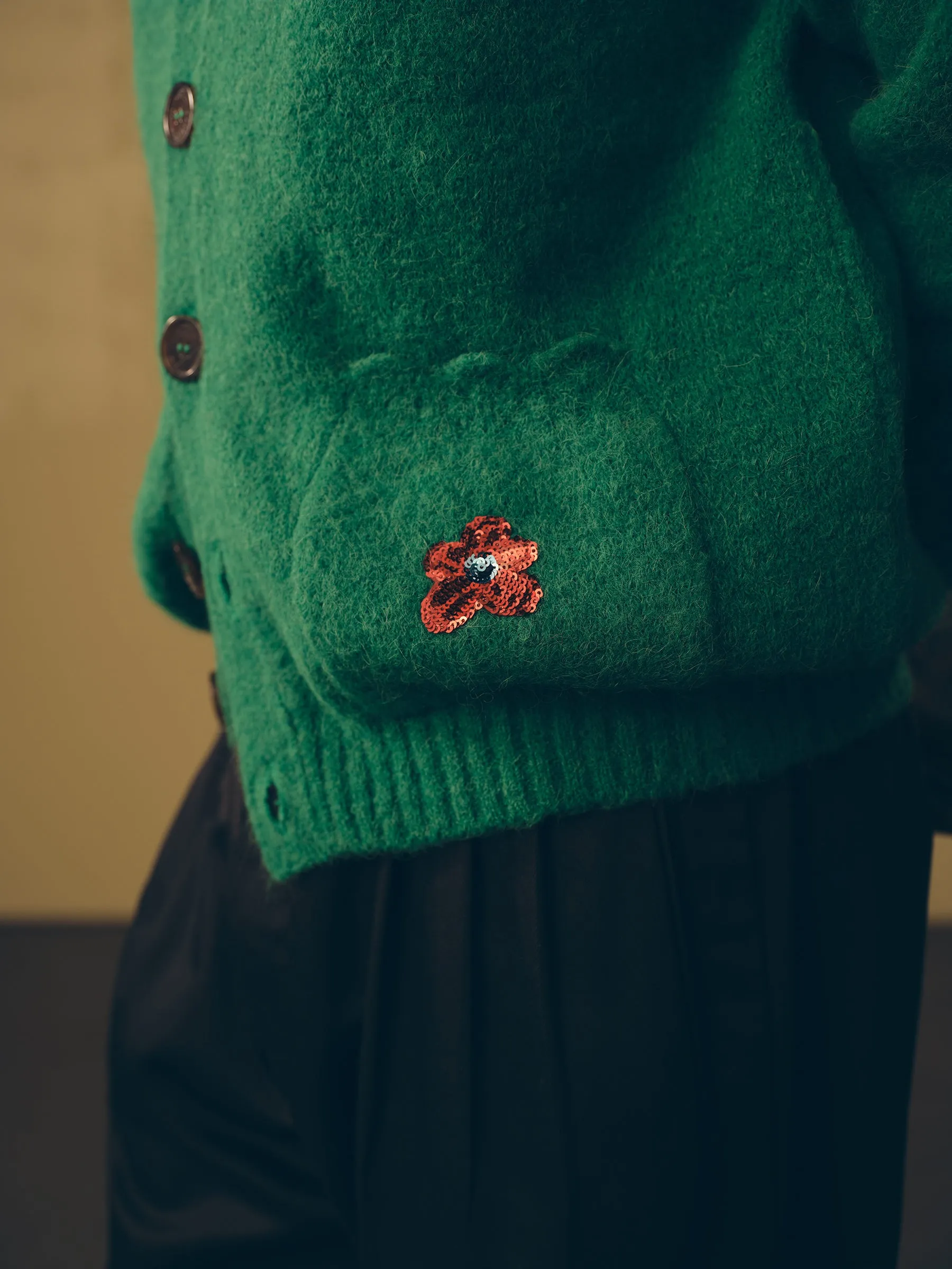 Sequined Cardigan Green sold by GOLF le FLEUR* product image thumbnail 4