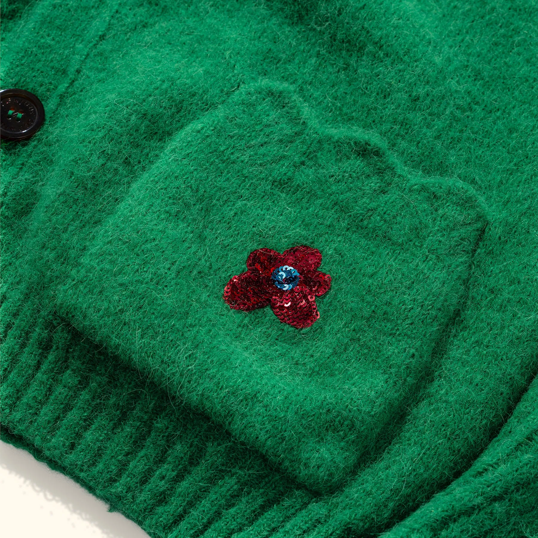 Sequined Cardigan Green sold by GOLF le FLEUR* product image thumbnail 3