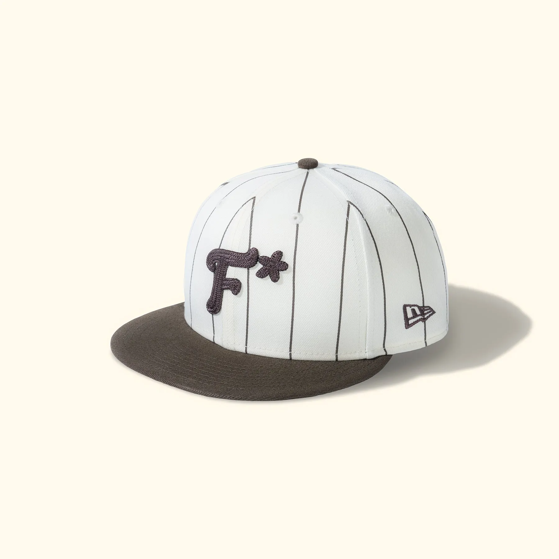 Striped F* Fitted Hat Brown sold by GOLF le FLEUR* product image thumbnail 2