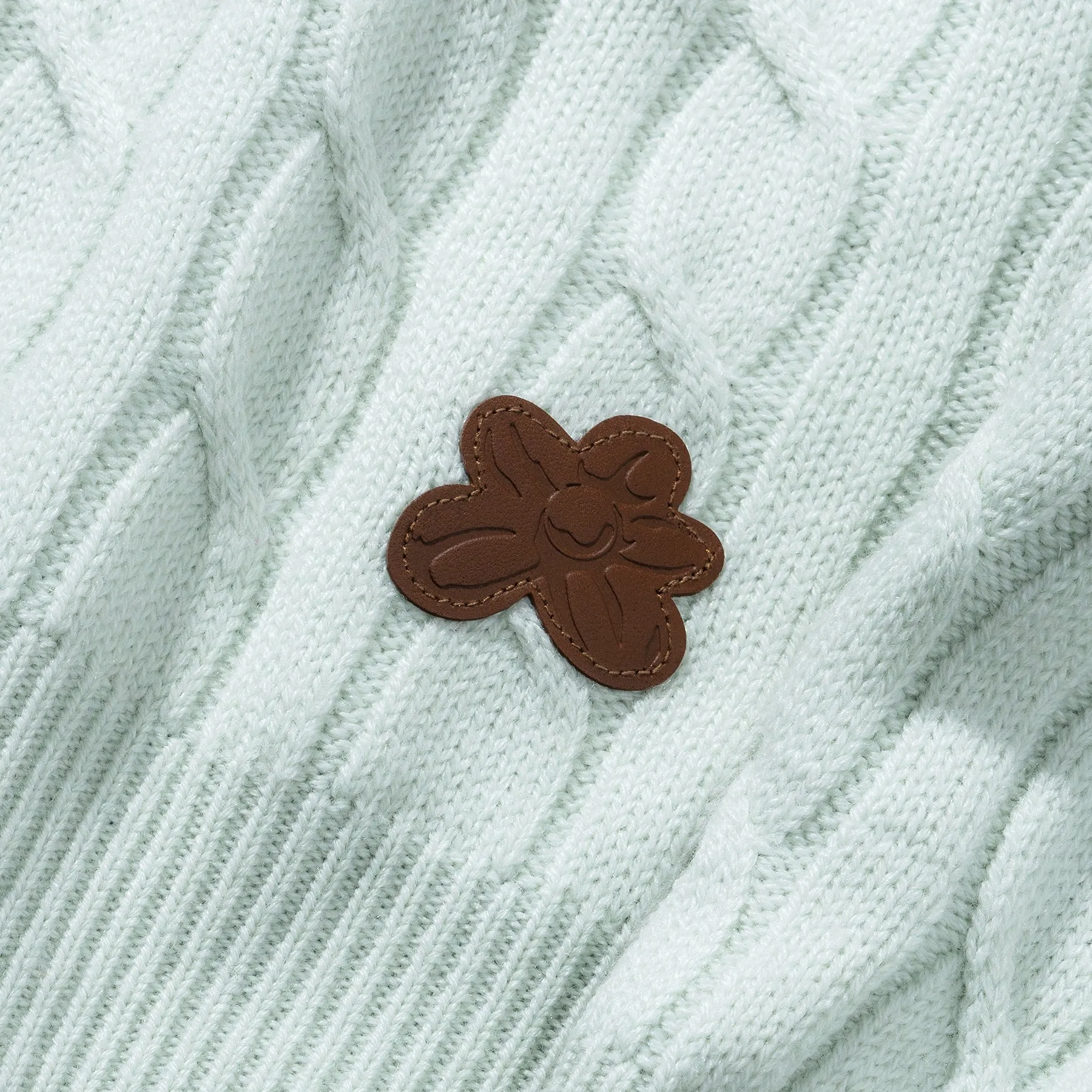 Faux Fur Cardigan Mint sold by GOLF le FLEUR* product image thumbnail 3