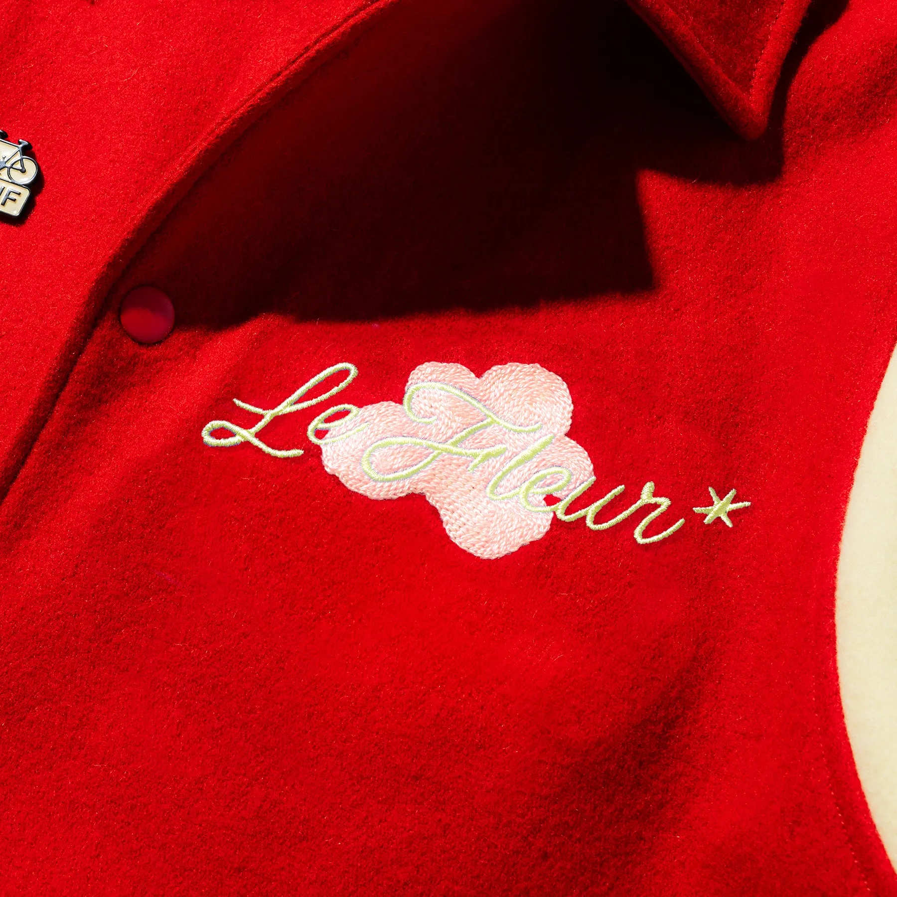 Petalers Varsity Jacket Red sold by GOLF le FLEUR* product image thumbnail 3