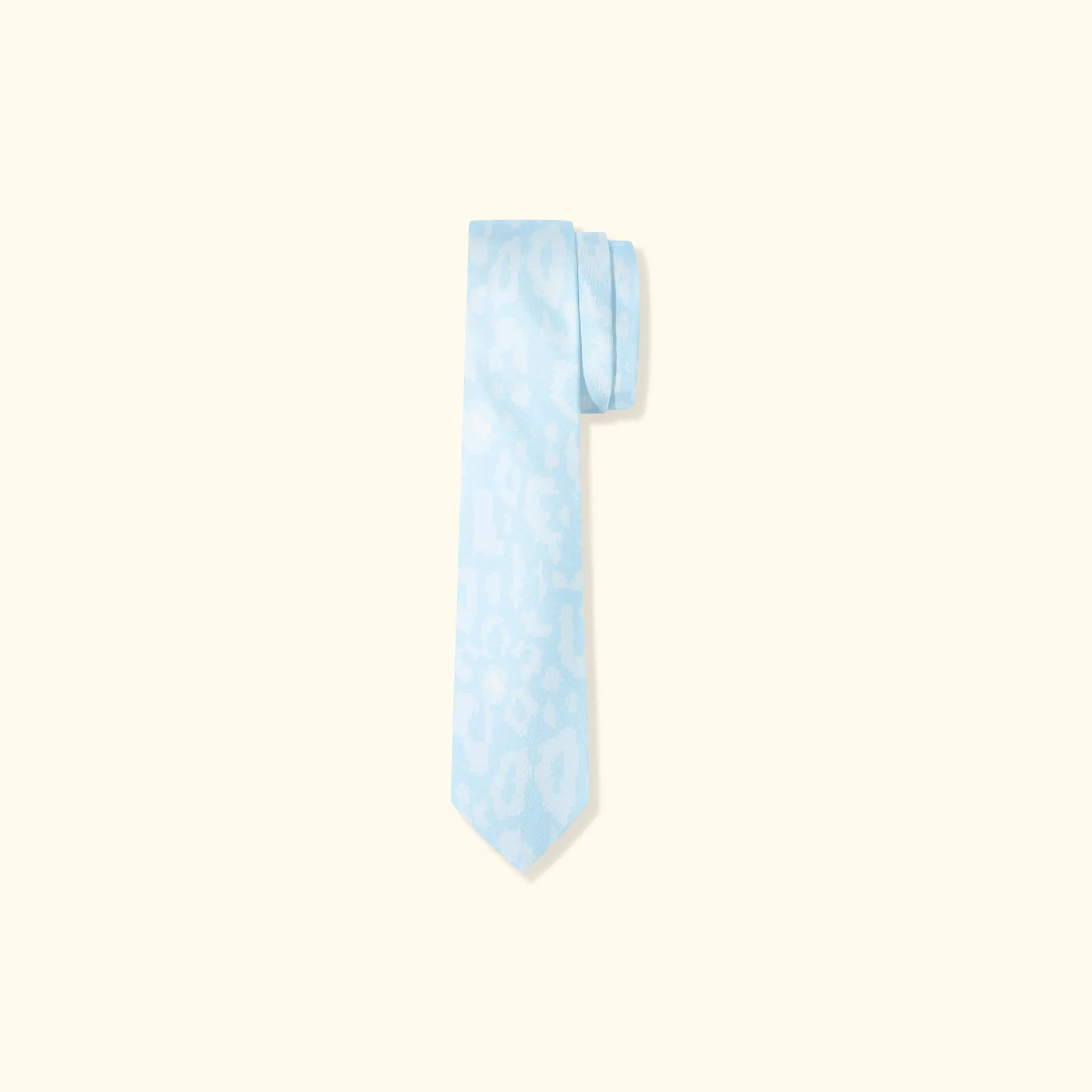 Fleur Camo Wide Silk Tie Blue sold by GOLF le FLEUR*