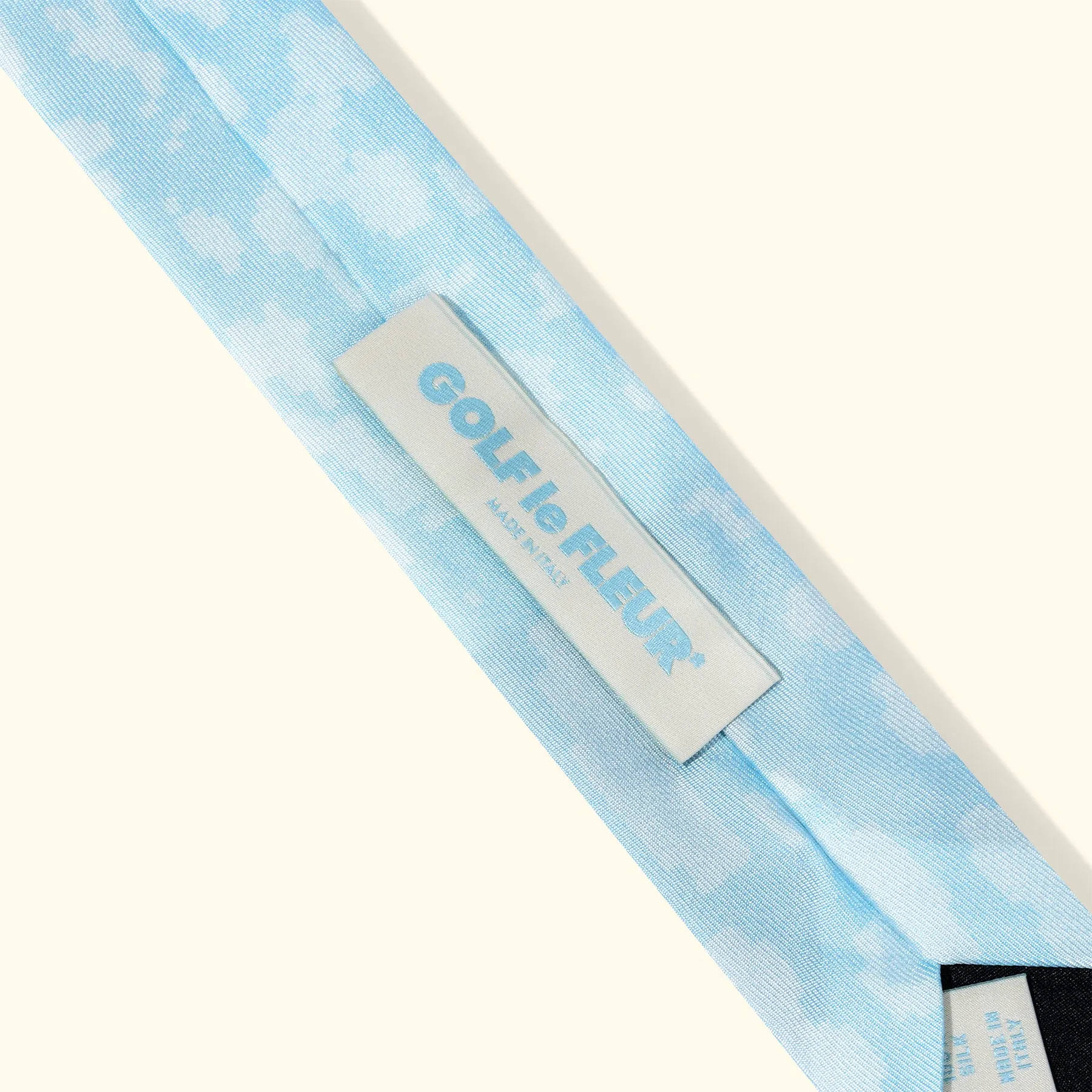 Fleur Camo Wide Silk Tie Blue sold by GOLF le FLEUR* product image thumbnail 2