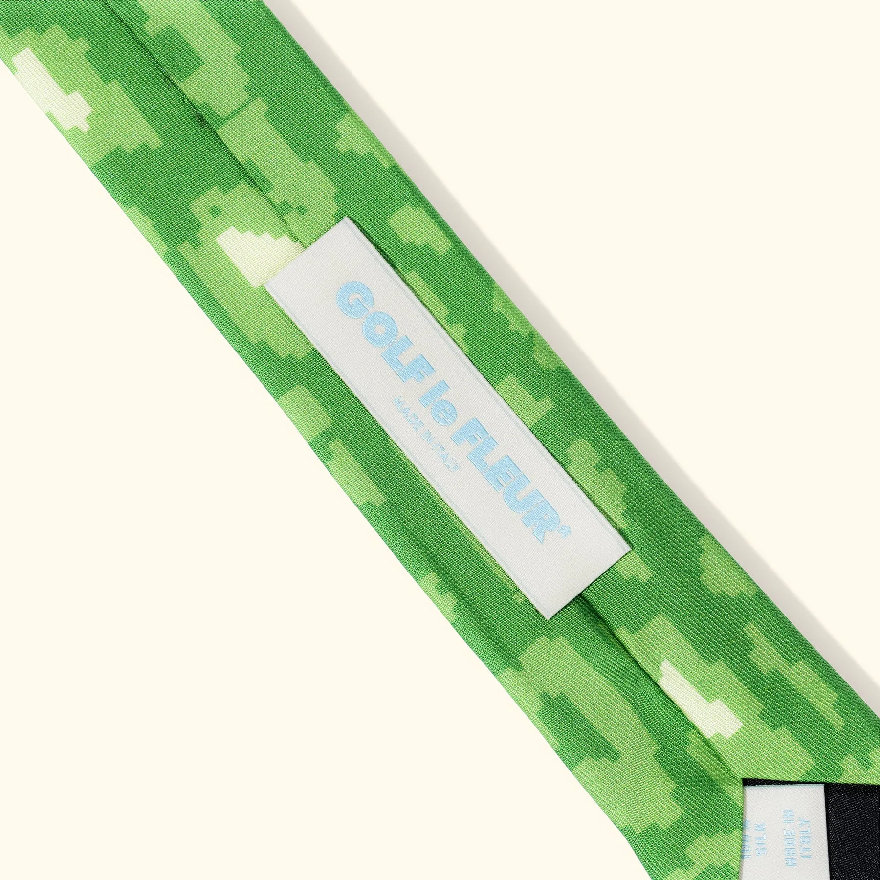 Fleur Camo Wide Silk Tie Green sold by GOLF le FLEUR* product image thumbnail 2
