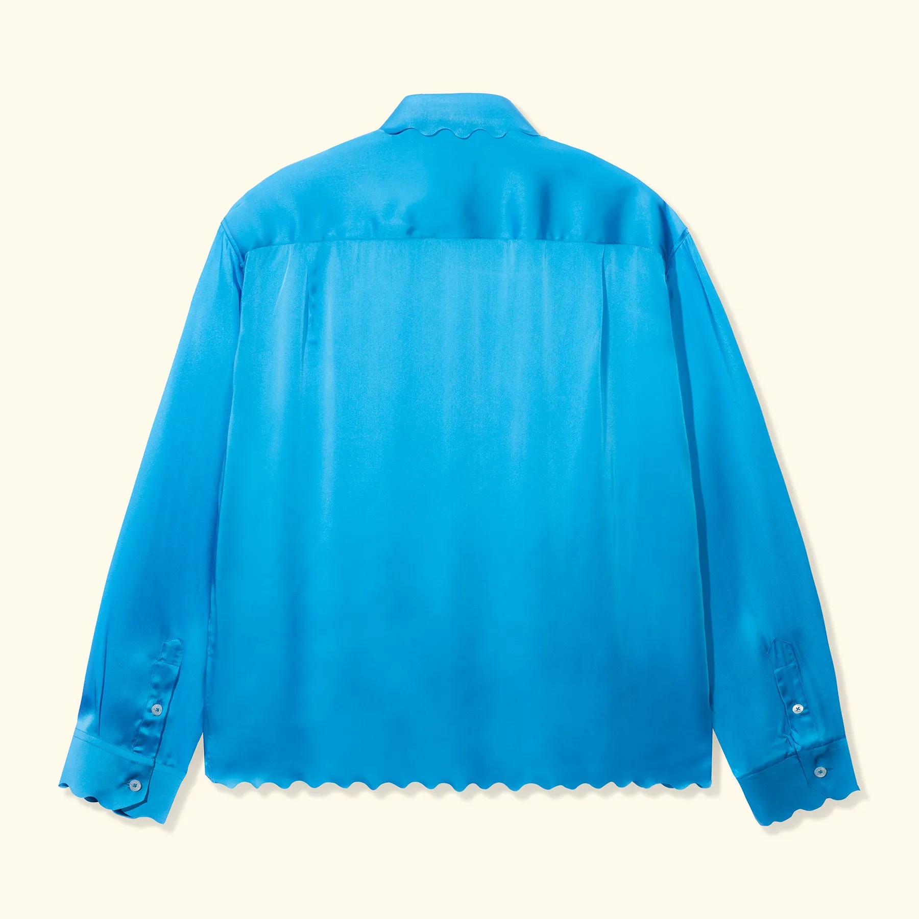 Satin Long-Sleeve Blue sold by GOLF le FLEUR* product image thumbnail 2