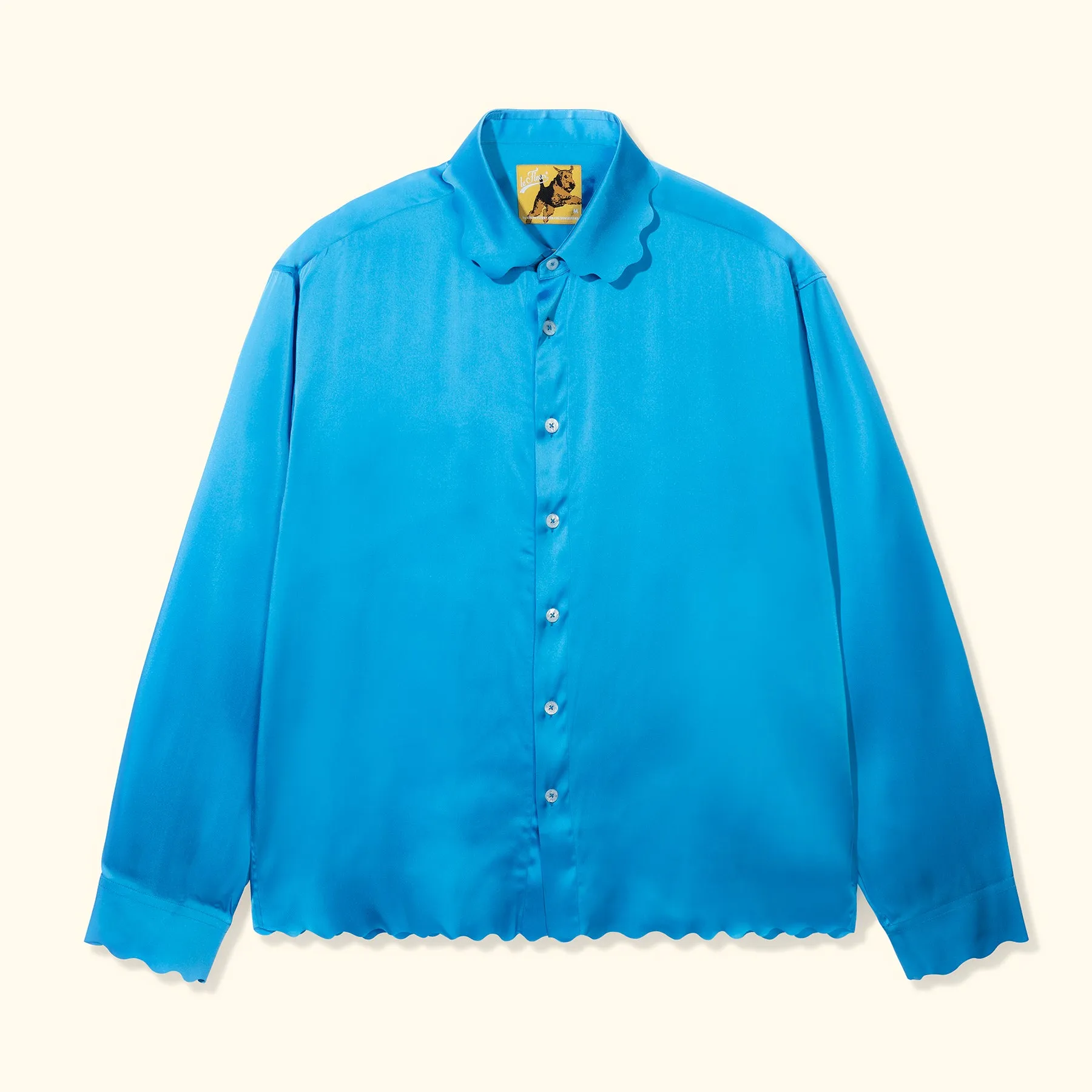 Satin Long-Sleeve Blue sold by GOLF le FLEUR*