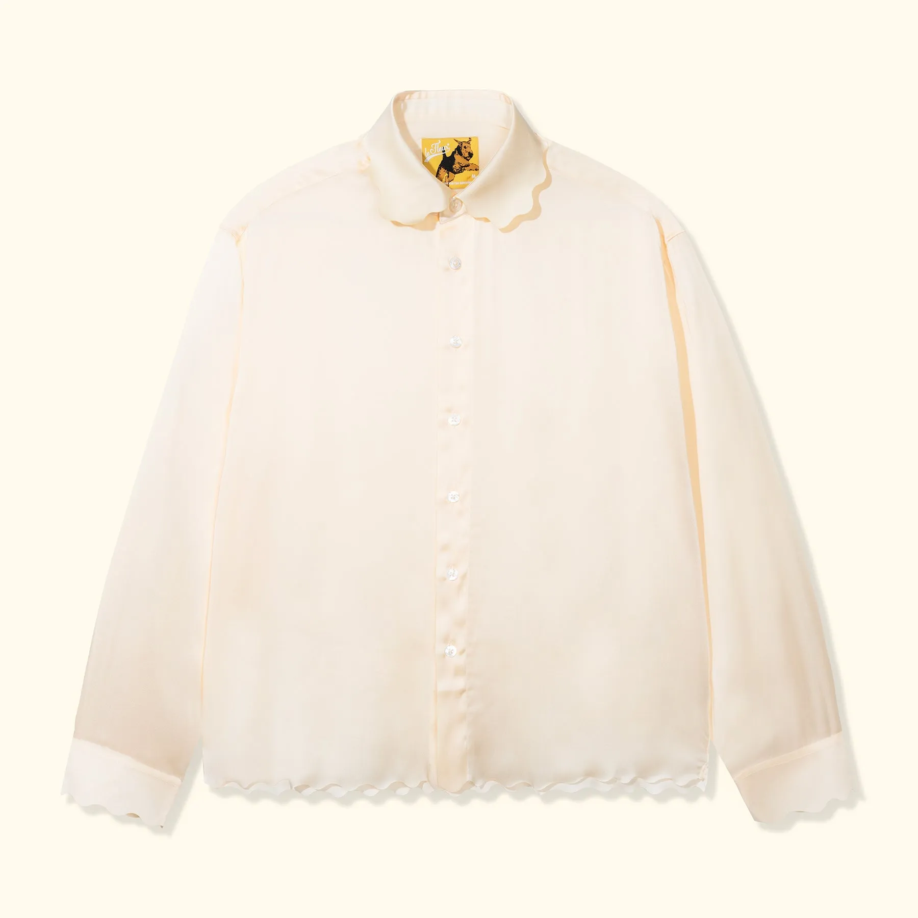 Satin Long-Sleeve Cream sold by GOLF le FLEUR*