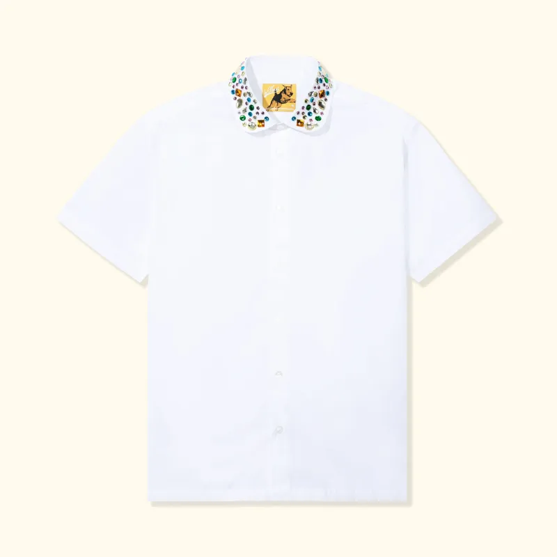 Gemstone Round Collar Shirt sold by GOLF le FLEUR*