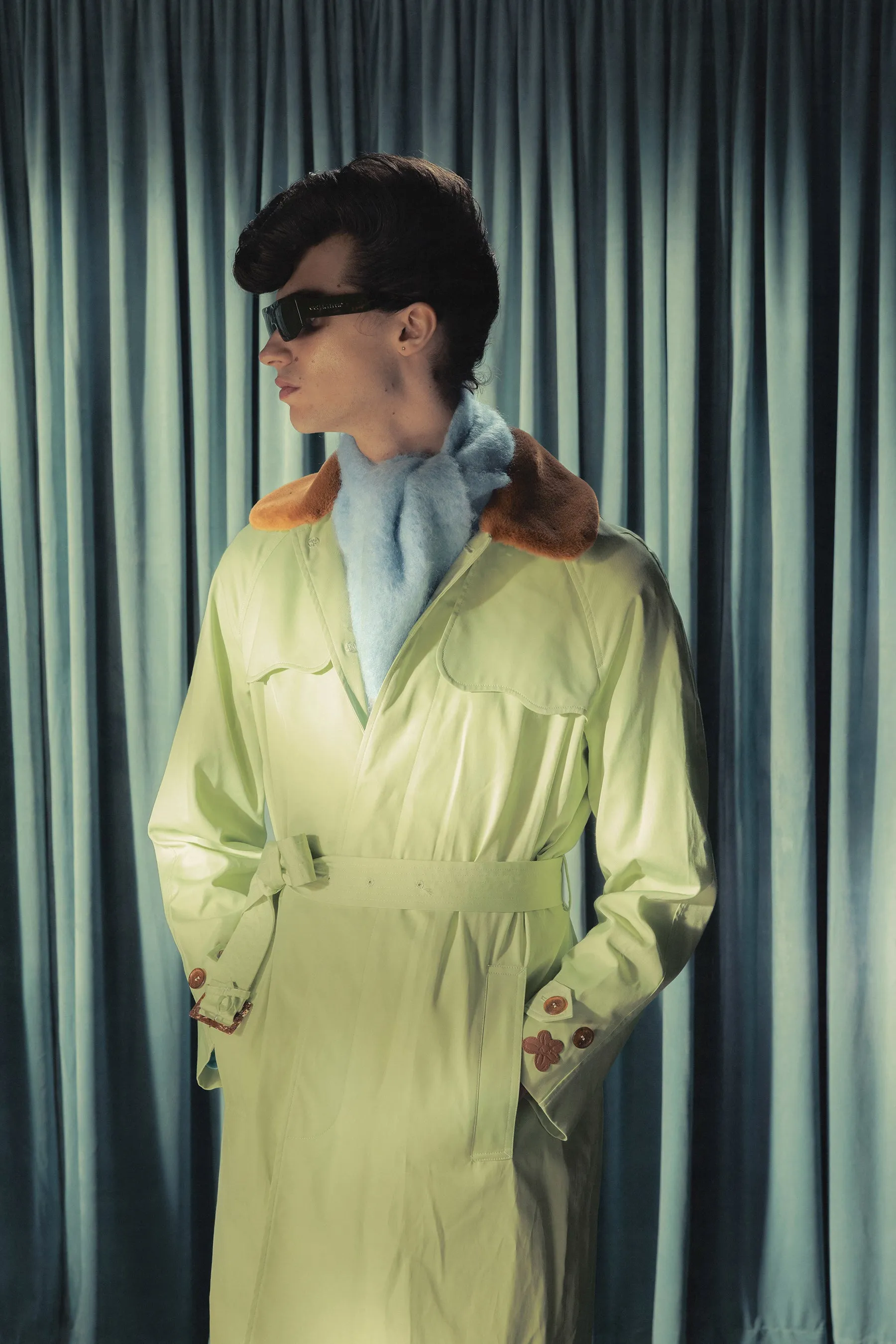 Nylon Trench Coat sold by GOLF le FLEUR* product image thumbnail 4