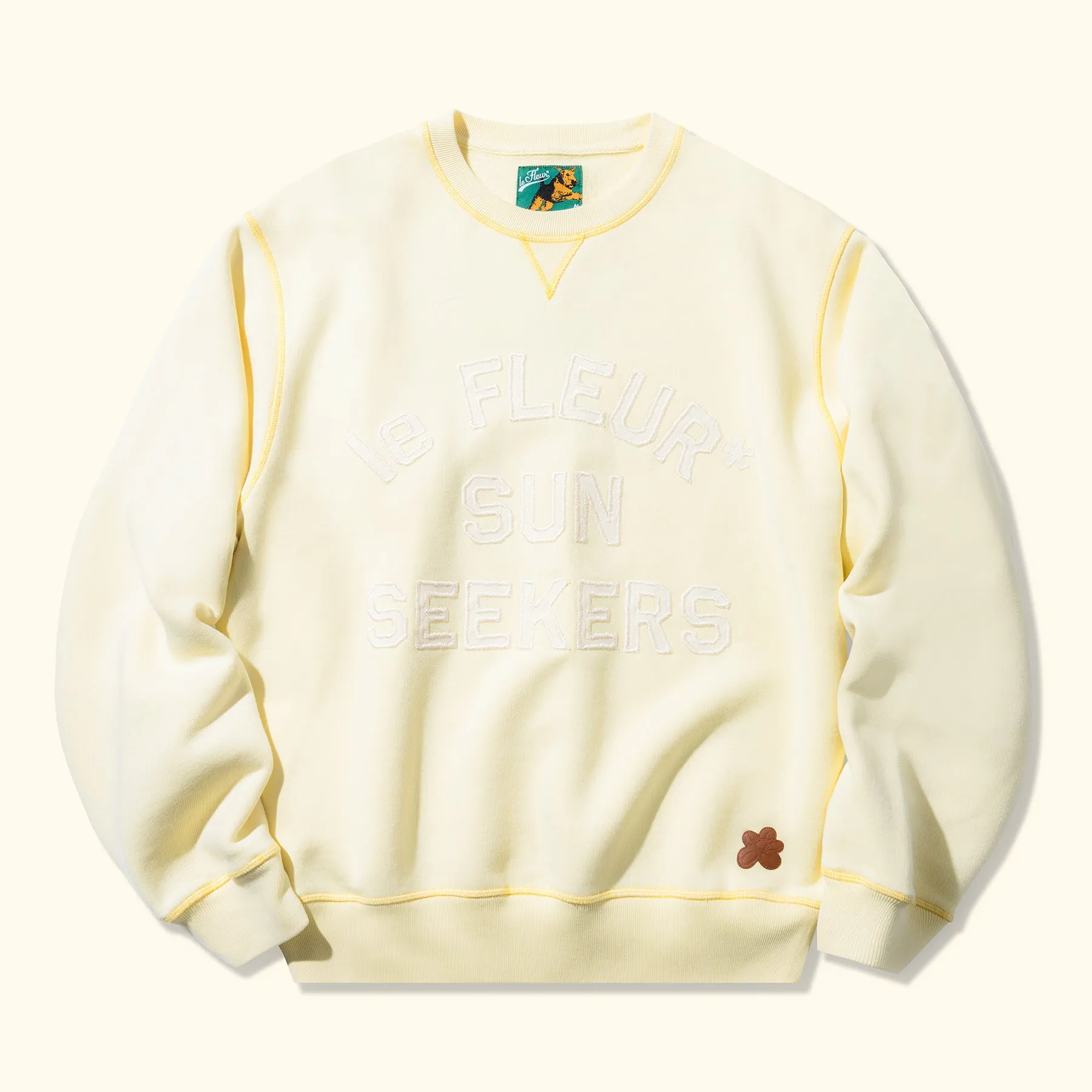 Sunseeker Crewneck Cream sold by GOLF le FLEUR*