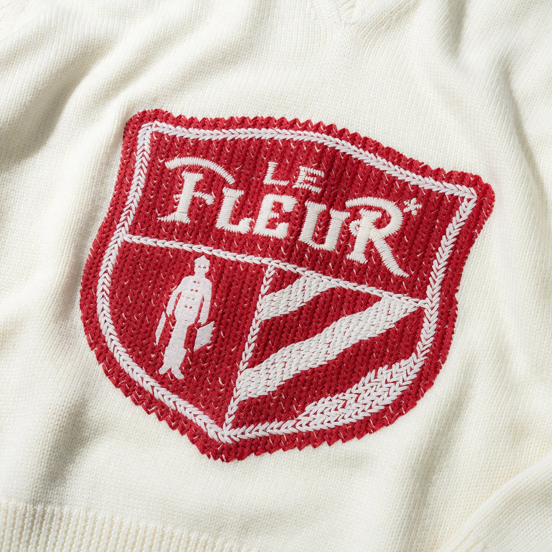 Crest Sweater Cream sold by GOLF le FLEUR* product image thumbnail 2