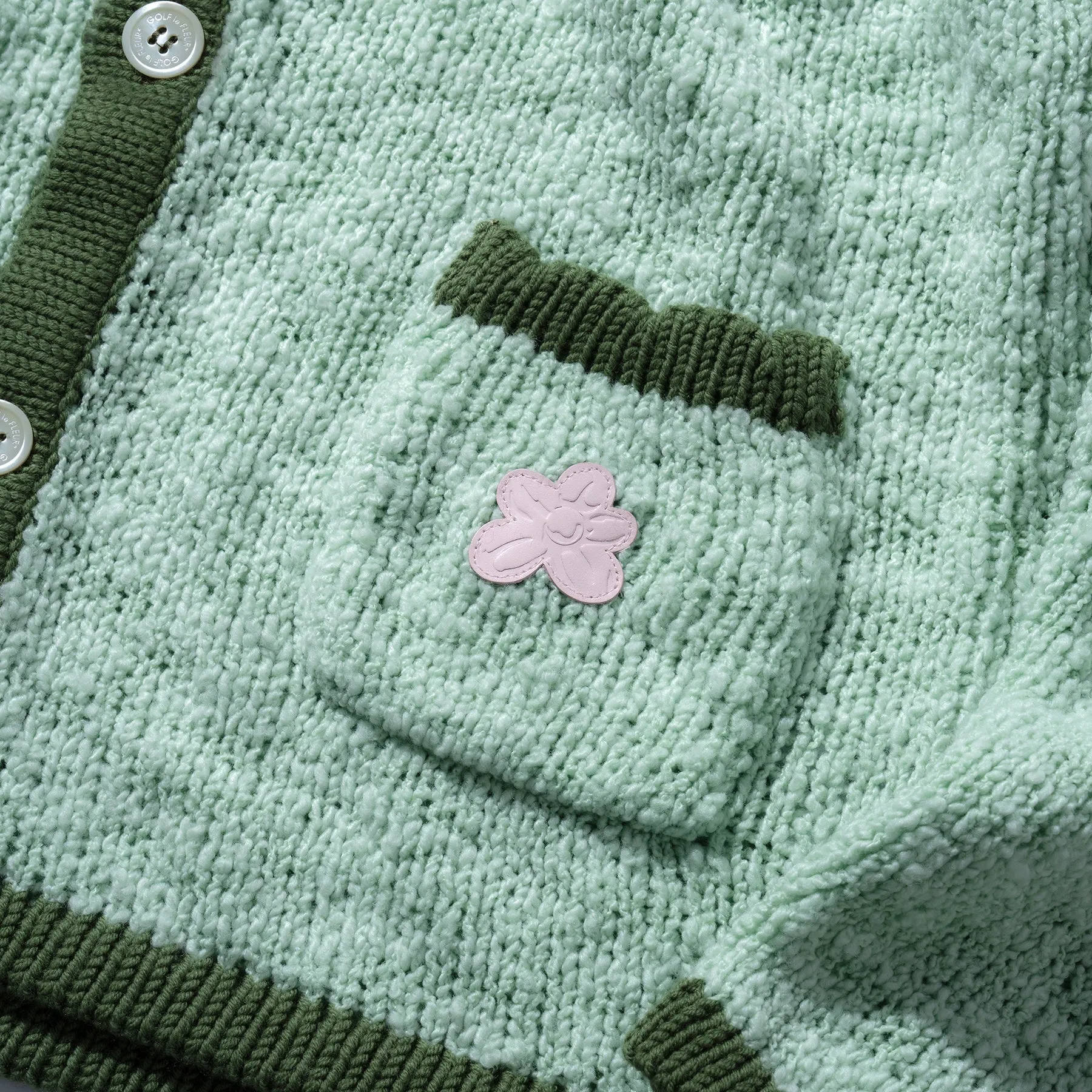 Crewneck Cardigan Mint sold by GOLF le FLEUR* product image thumbnail 2
