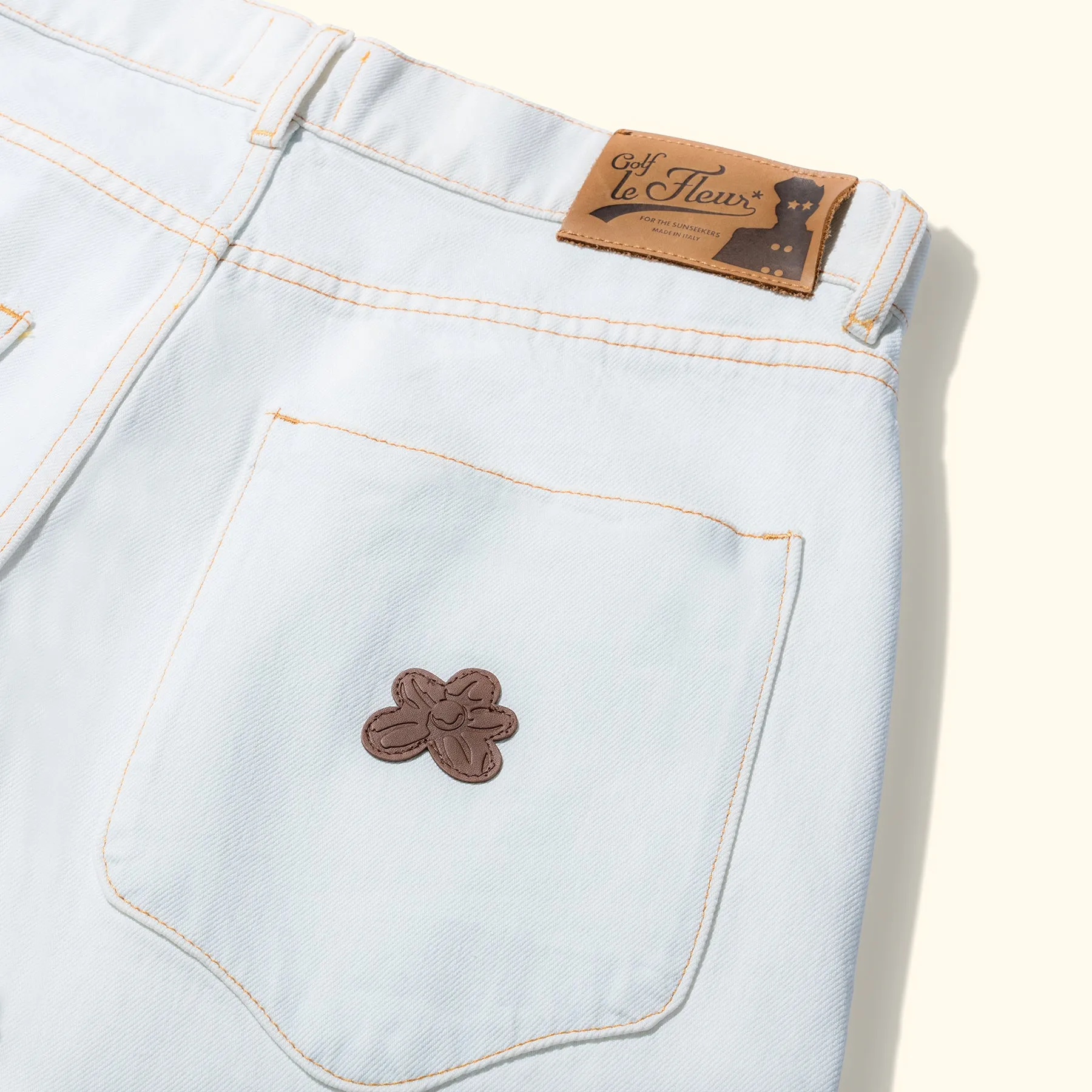 Wavy Pocket Jeans Light Wash sold by GOLF le FLEUR* product image thumbnail 3