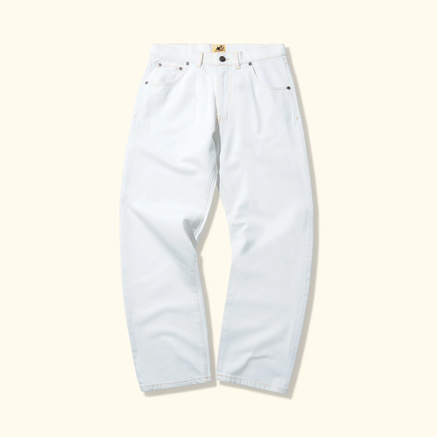 Wavy Pocket Jeans Light Wash sold by GOLF le FLEUR*