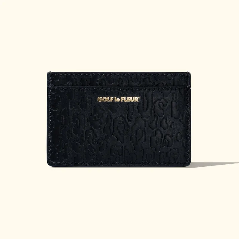 Fleur Camo Cardholder Black sold by GOLF le FLEUR*