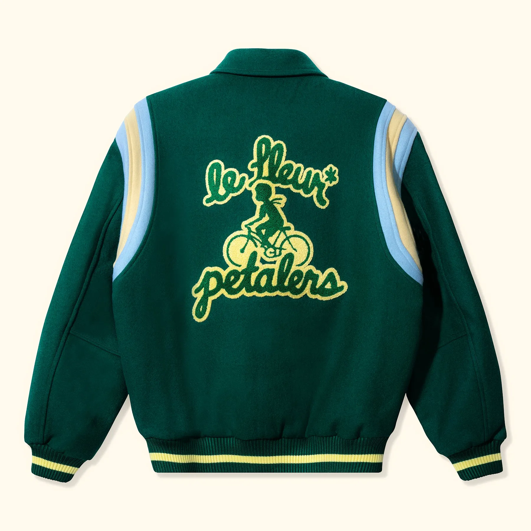 Petalers Varsity Jacket Green sold by GOLF le FLEUR* product image thumbnail 2