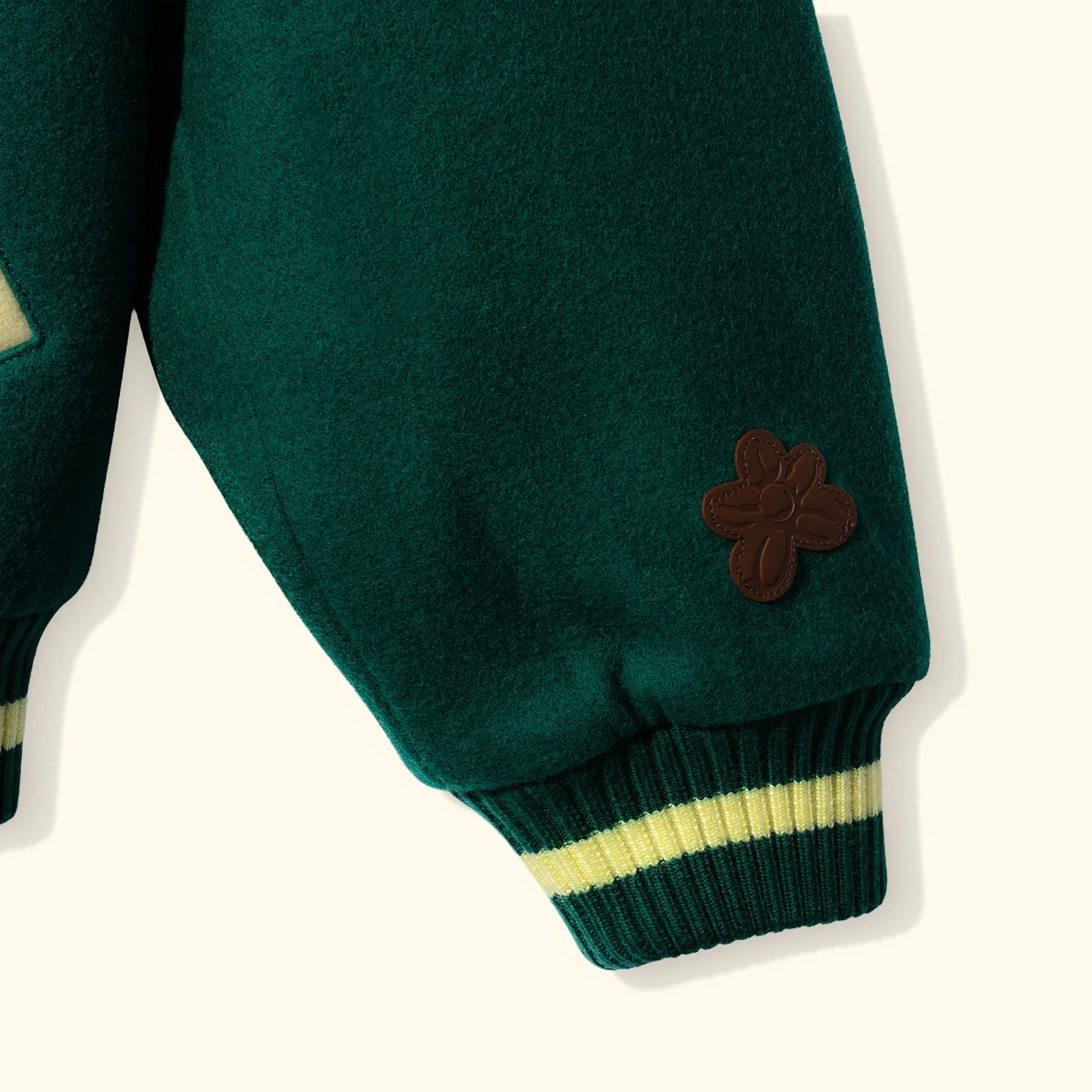 Petalers Varsity Jacket Green sold by GOLF le FLEUR* product image thumbnail 4